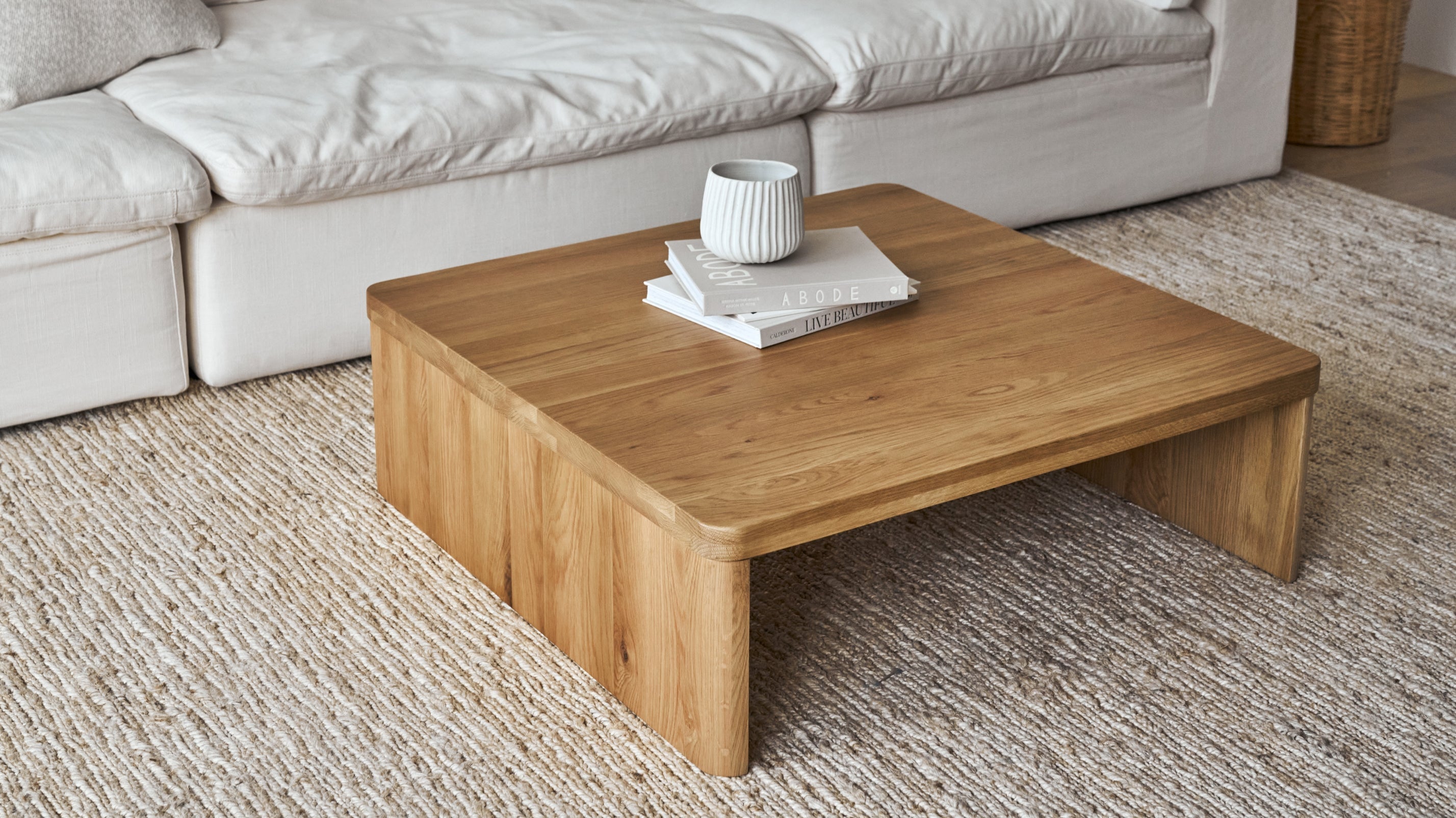 Form Coffee Table, Square, American Walnut