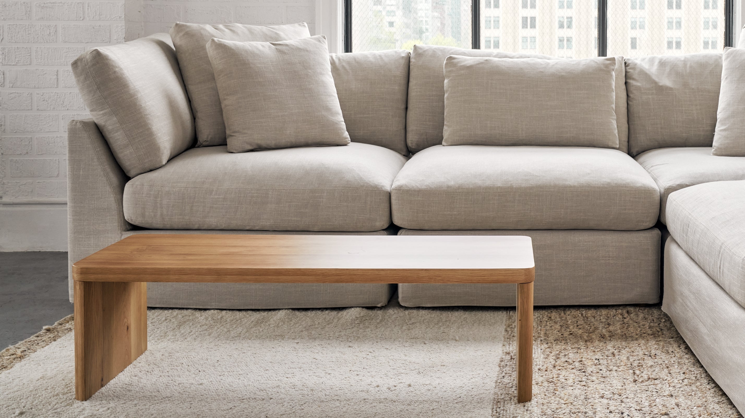Form Coffee Table, Small, American Walnut
