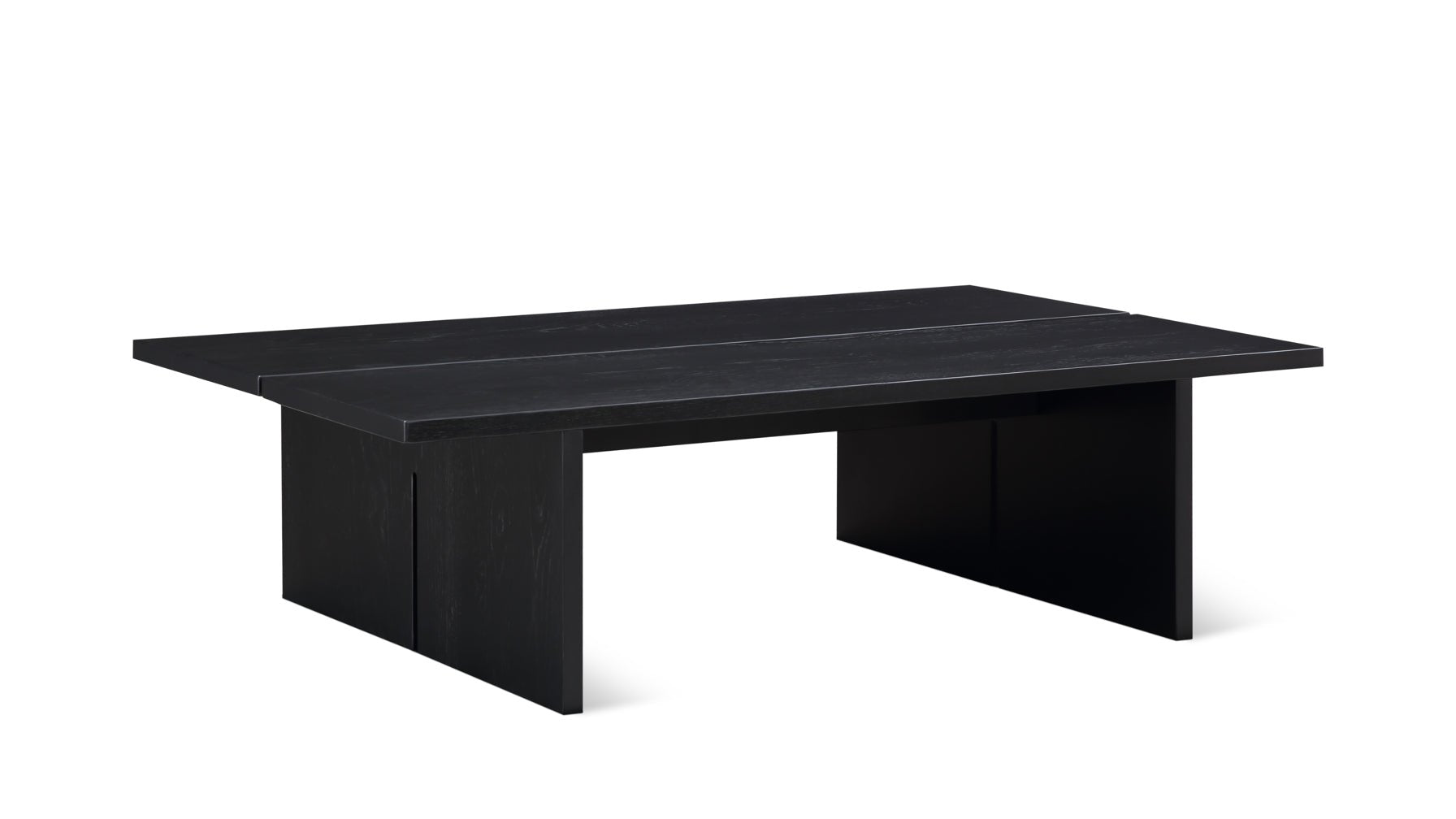 Plane Coffee Table, Black Oak - Image 1