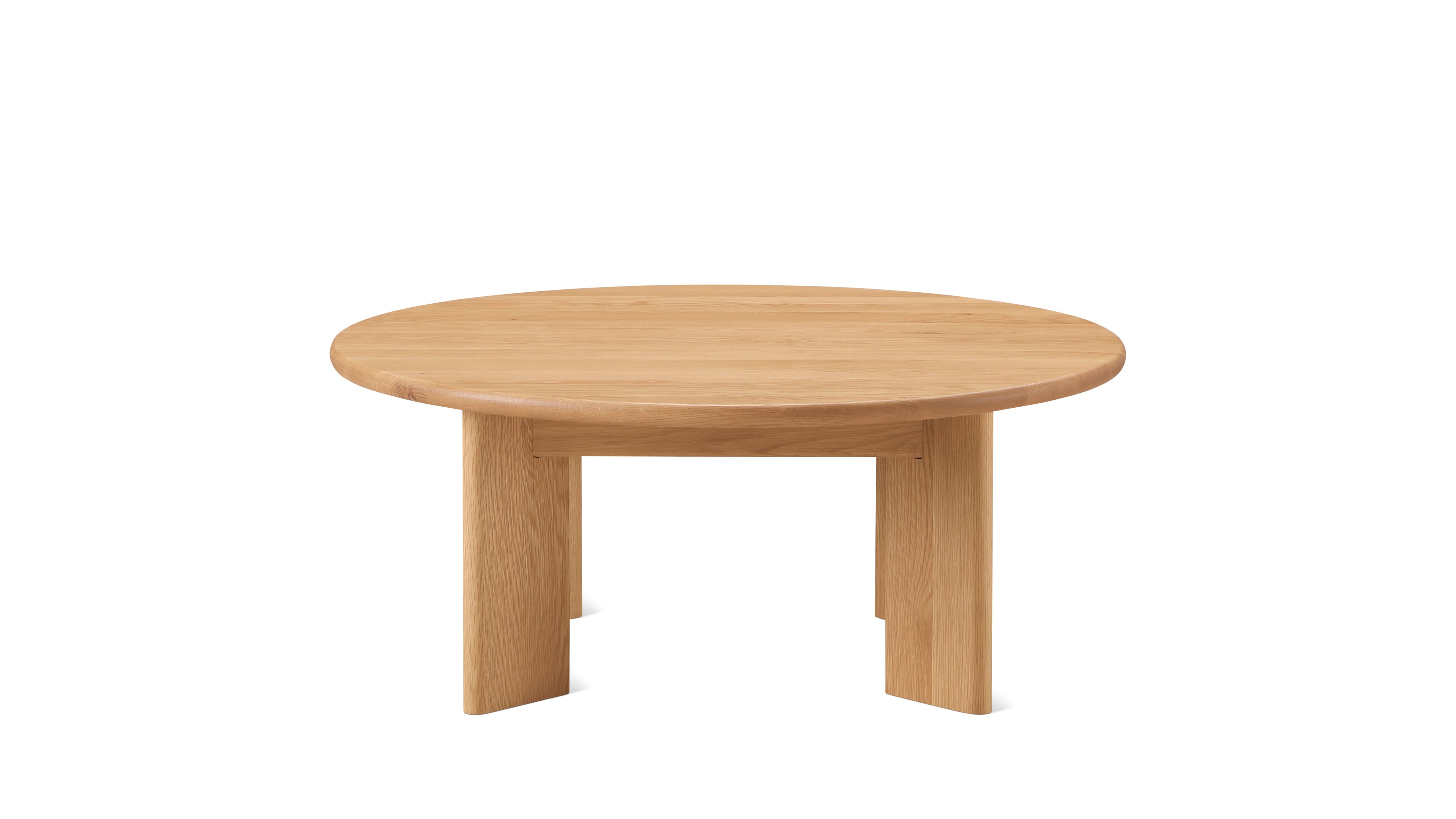 Frame Round Coffee Table, Regular, Oak - Image 2