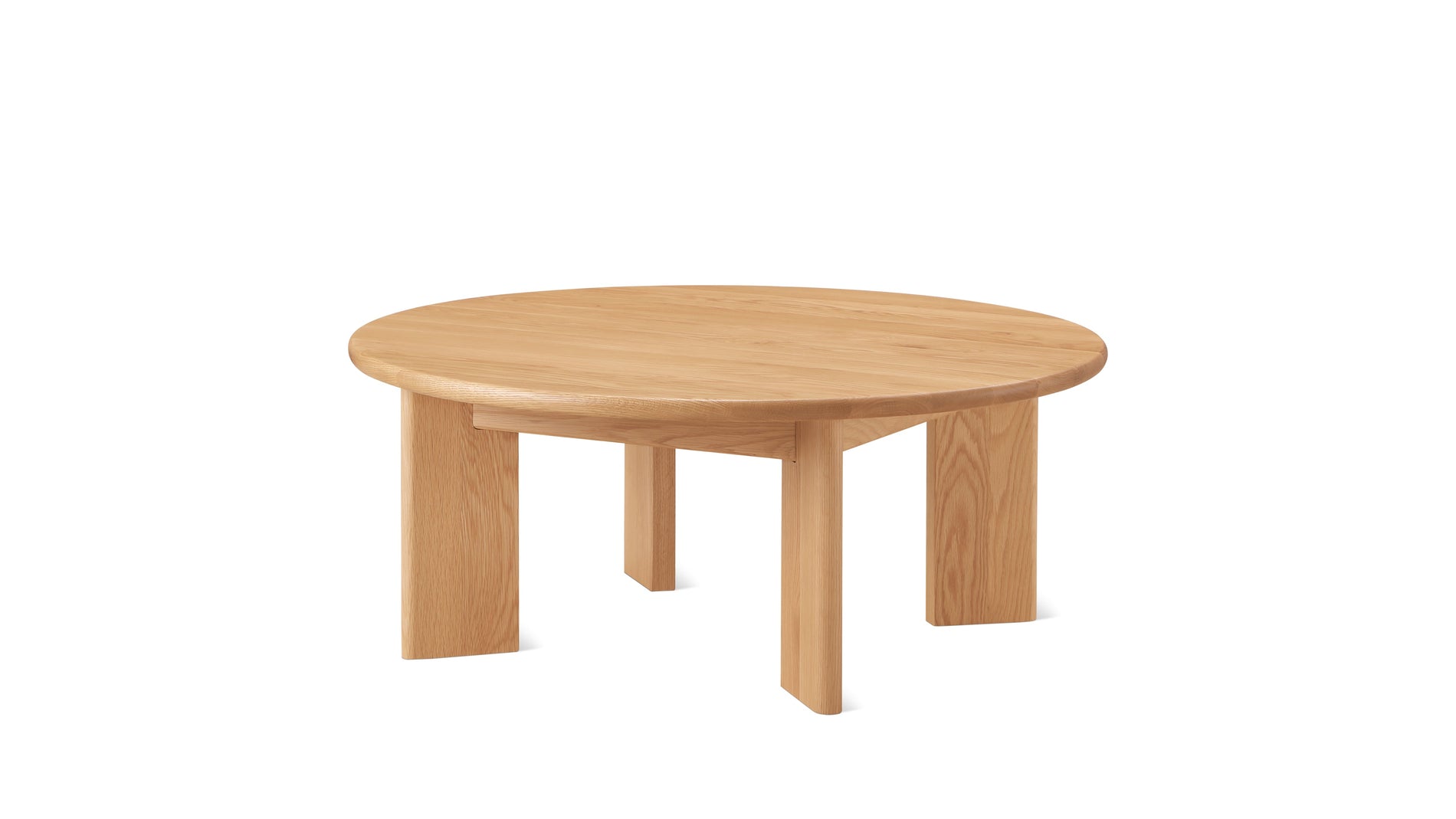 Frame Round Coffee Table, Regular, Oak_image