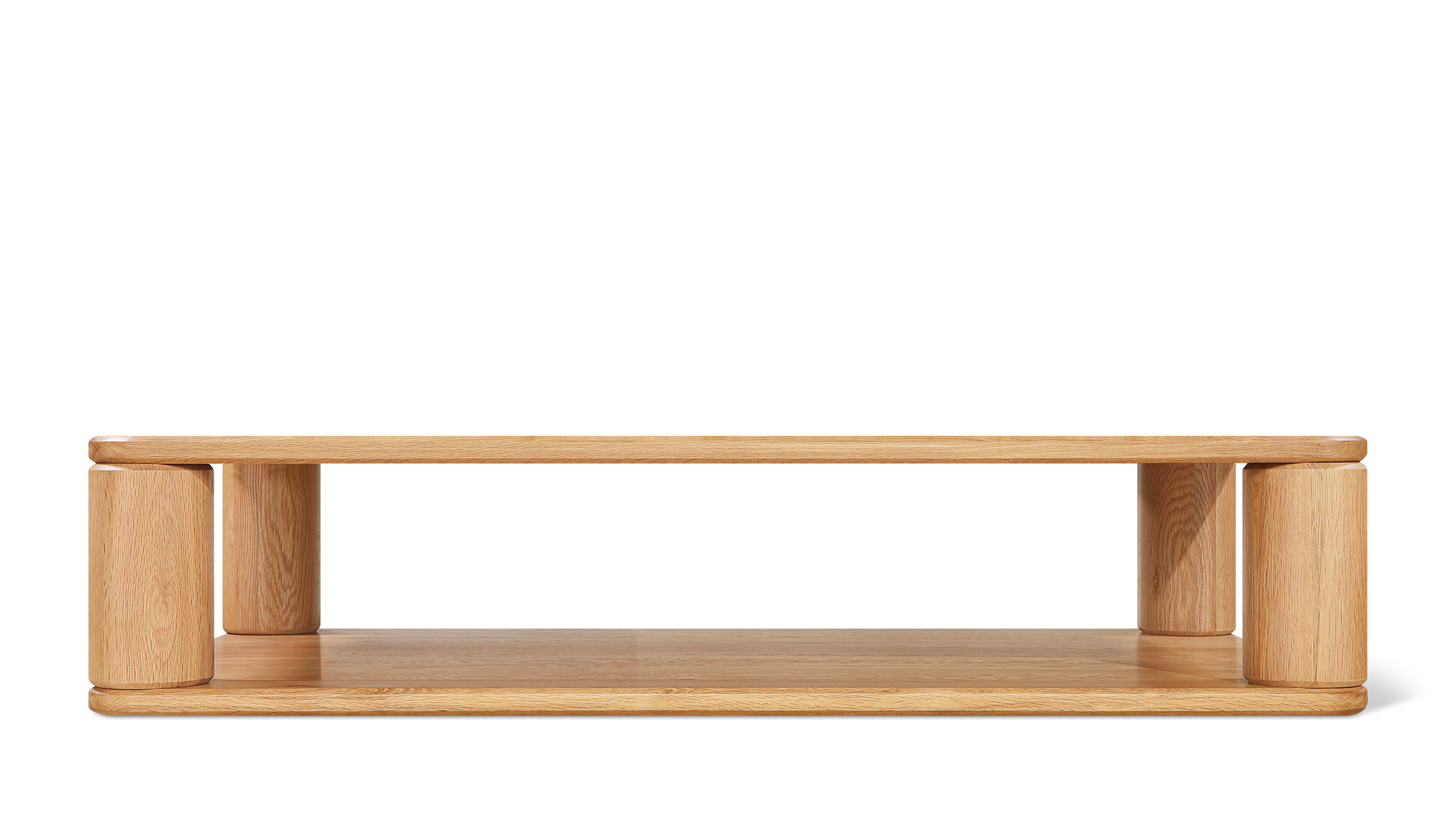 Double Feature Coffee Table, Large, Oak
