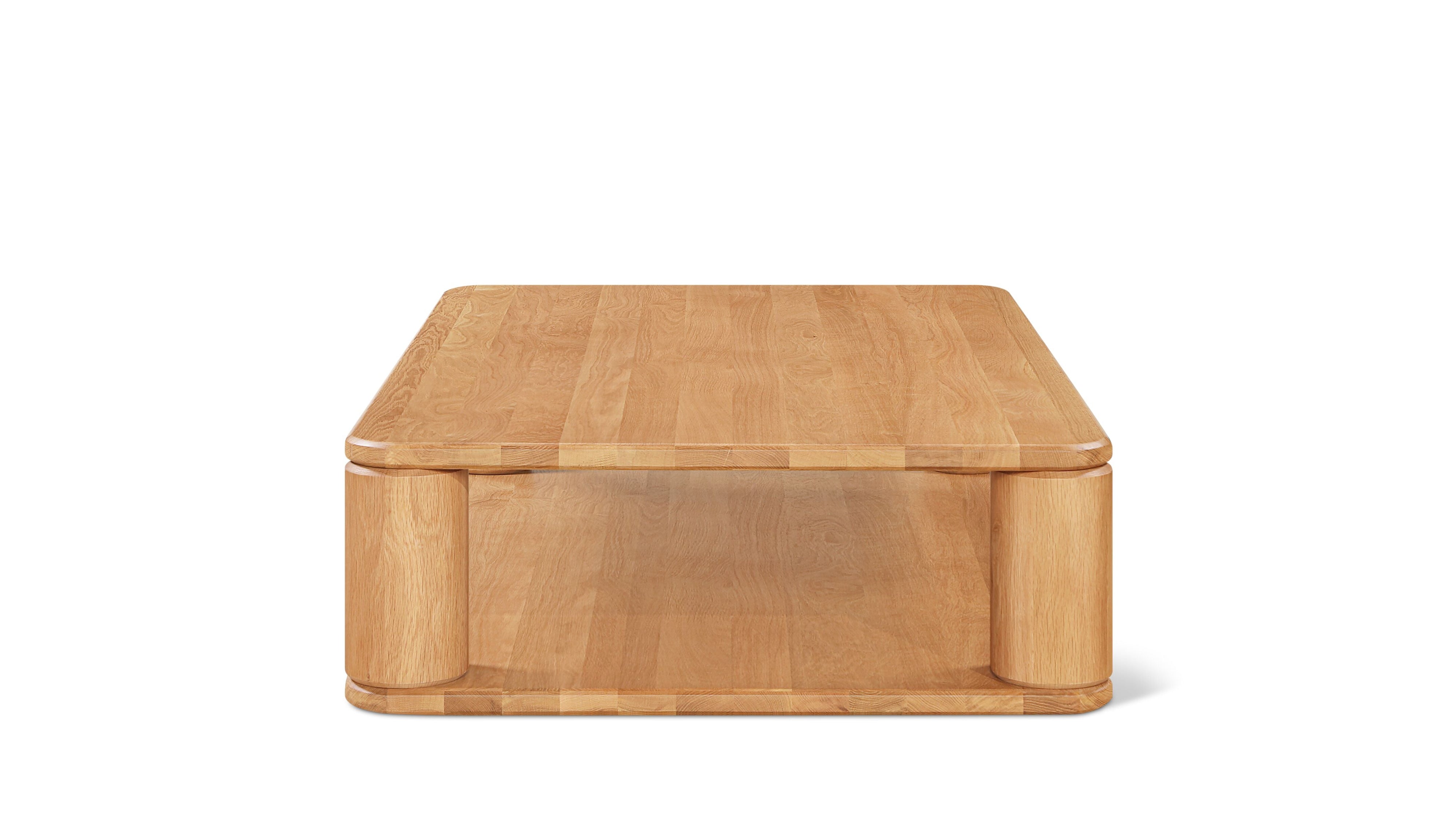 Double Feature Coffee Table, Large, Oak
