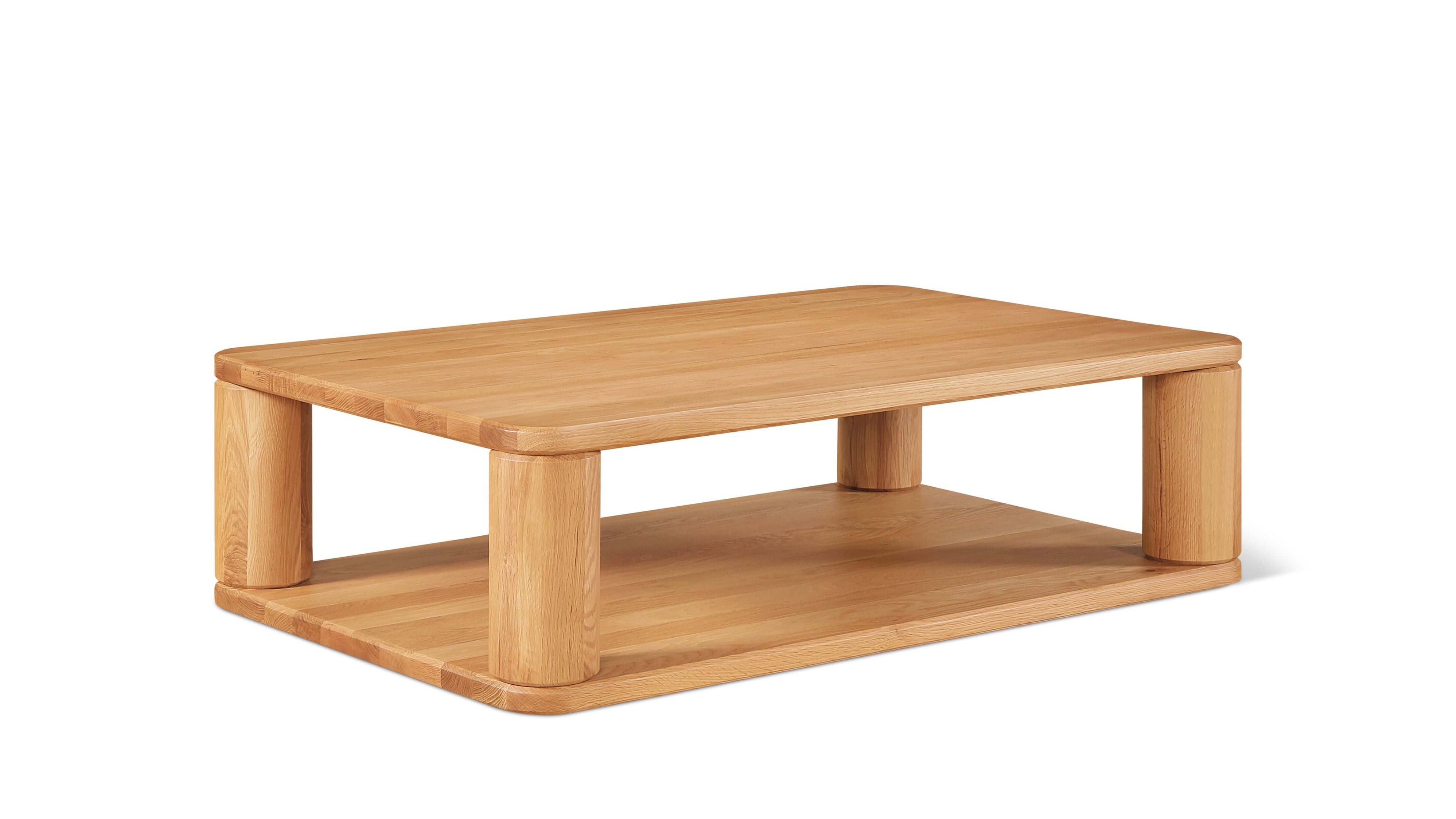 Double Feature Coffee Table, Regular, Oak