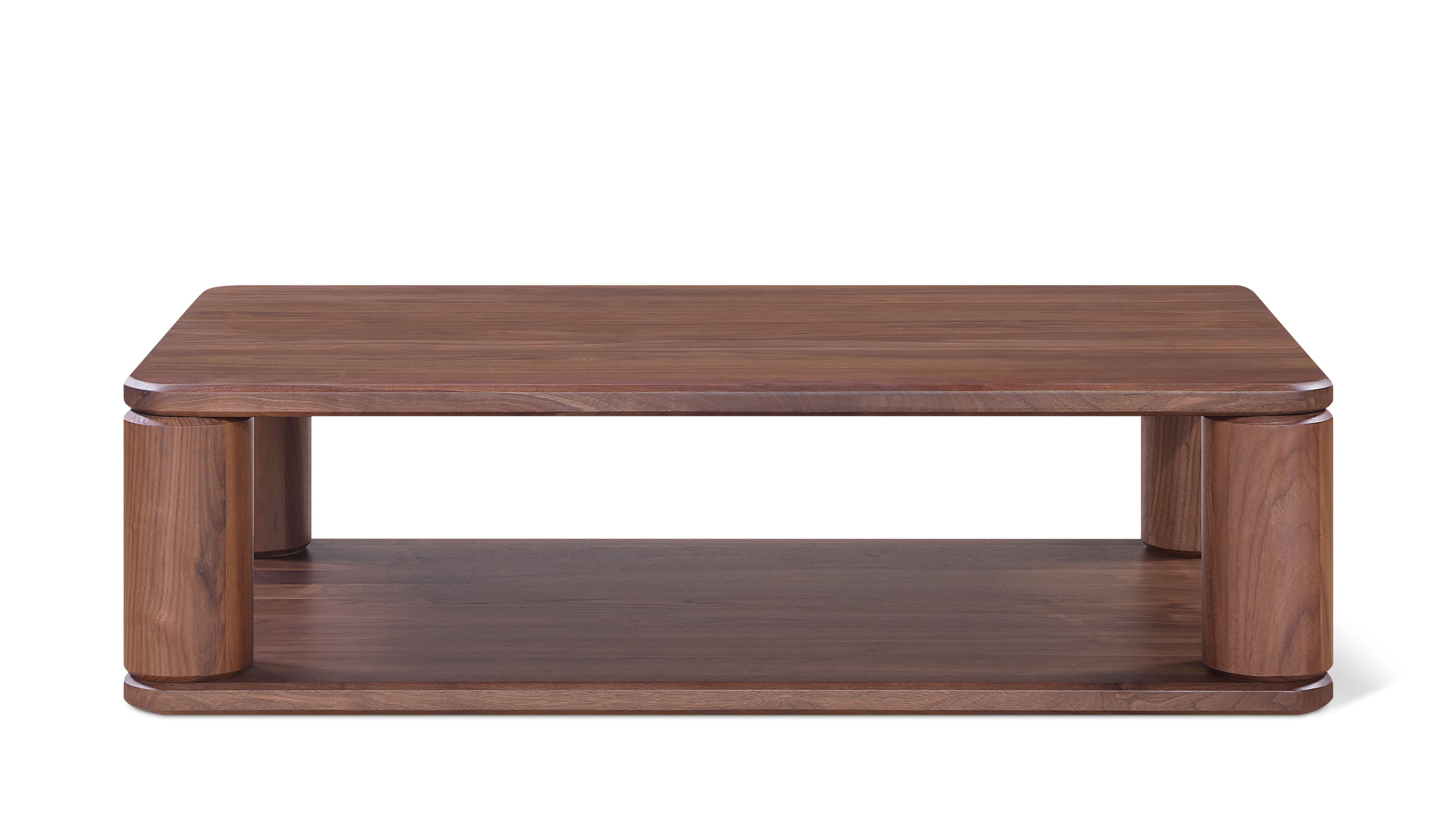 Double Feature Coffee Table, Regular, American Walnut