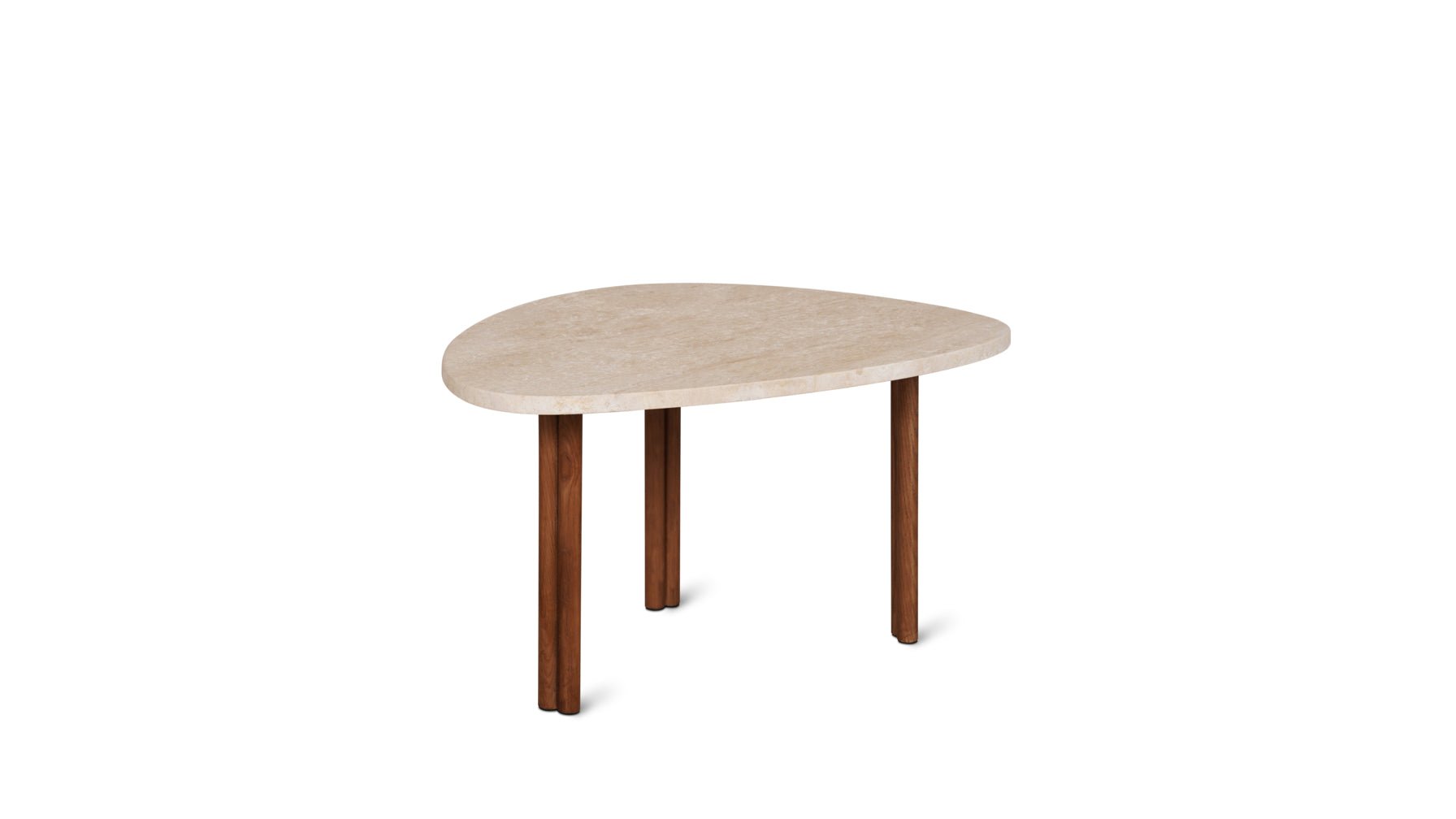 Better Together Coffee Table, Small, Beige Travertine/Walnut Stained Ash_image