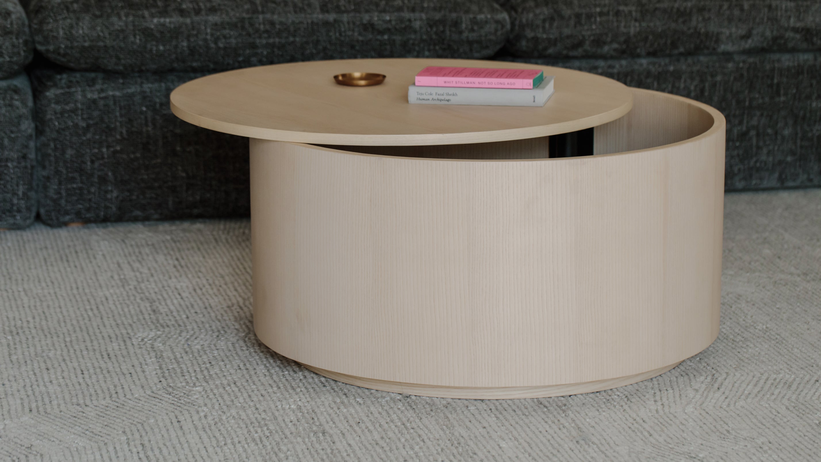 Orbit Storage Coffee Table, Natural Ash - Image 11