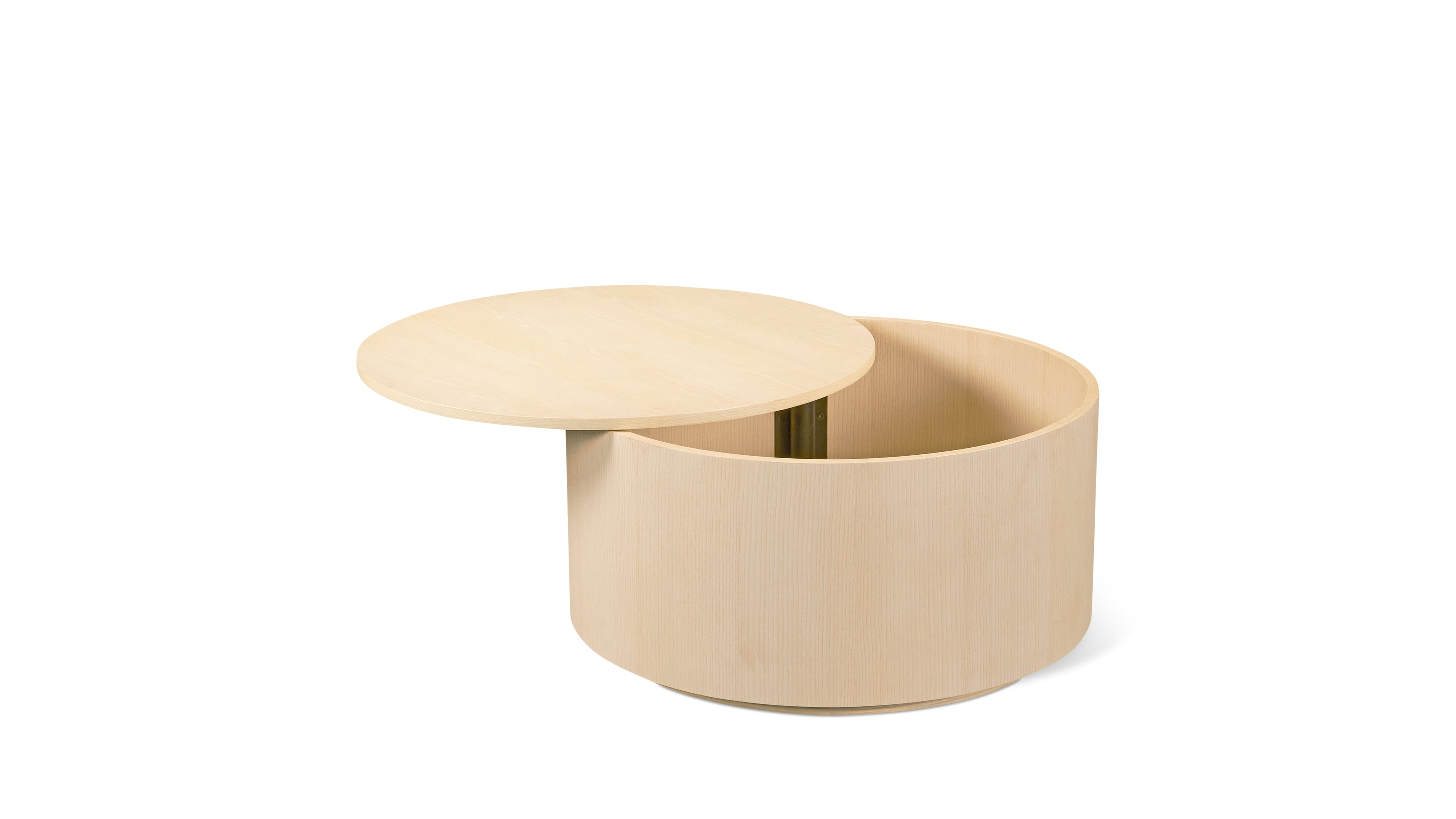 Orbit Storage Coffee Table, Natural Ash - Image 11