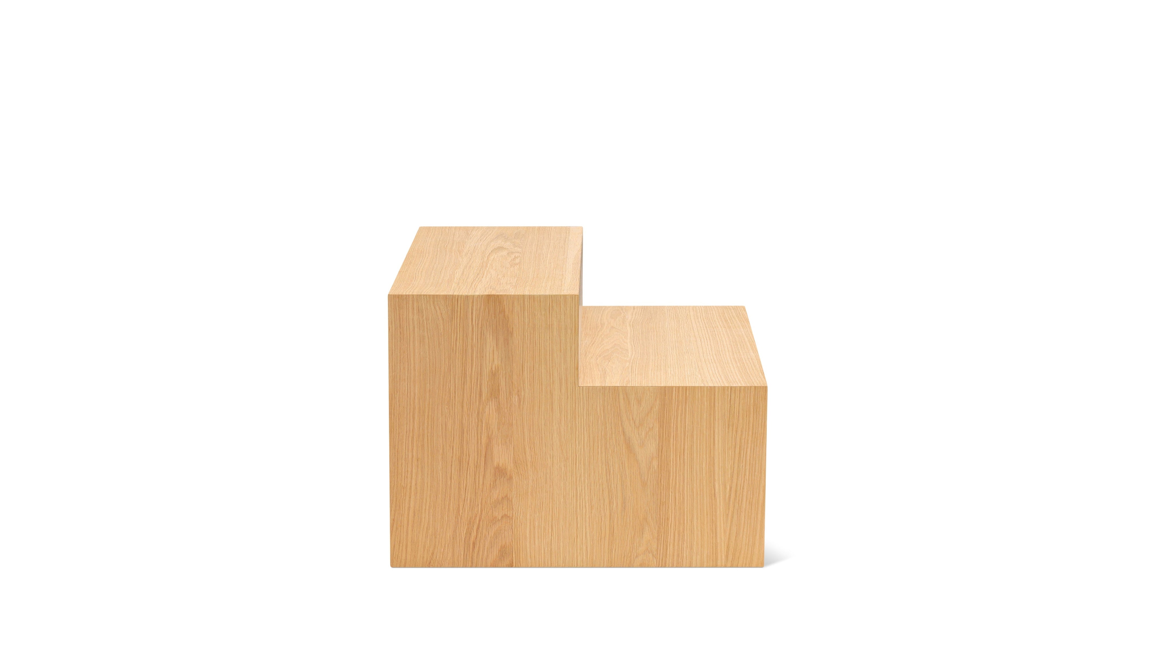 Align Coffee Table, Tiered, Oak