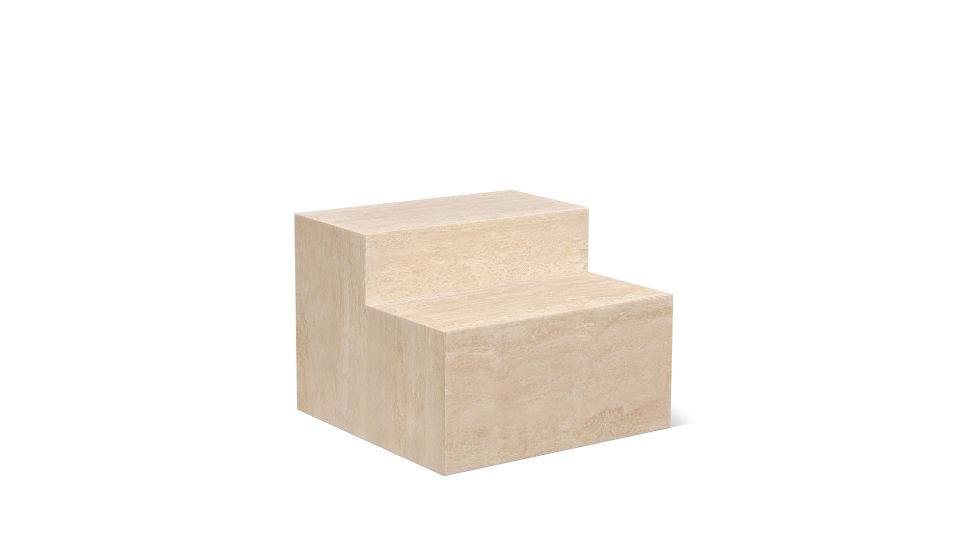 Align Coffee Table, Tiered, Travertine_image