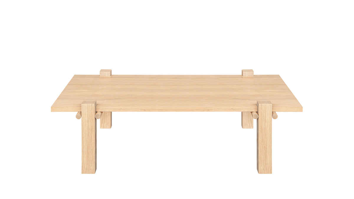 Long Story x Colapso Studio Coffee Table, Large, Pale Oak