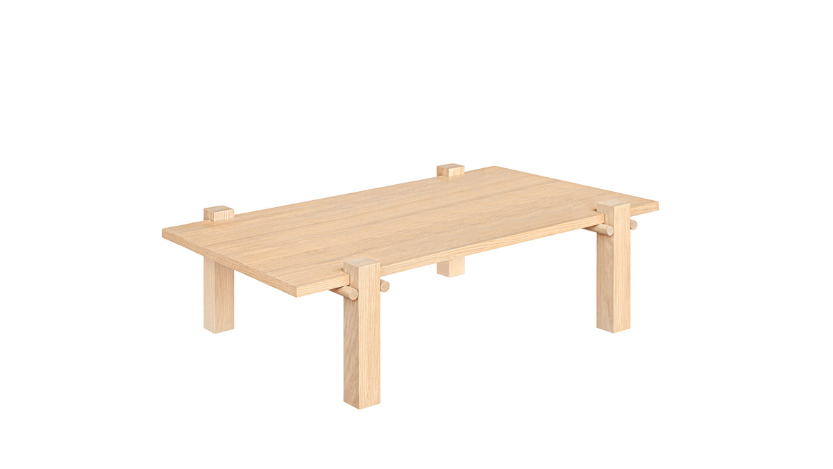 Long Story x Colapso Studio Coffee Table, Large, Pale Oak