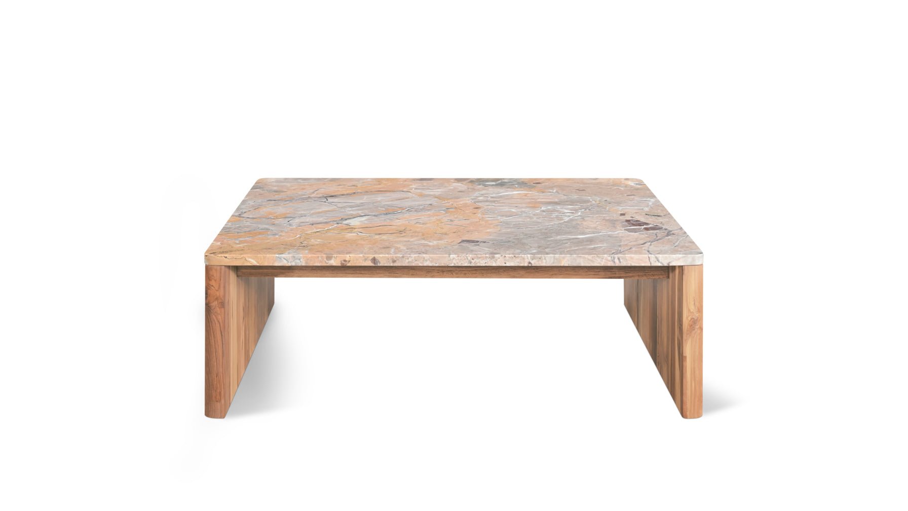 Form Lavante Marble Coffee Table, Teak_image