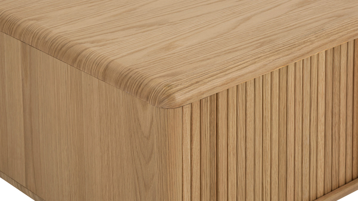 Main Stage Storage Coffee Table, White Oak