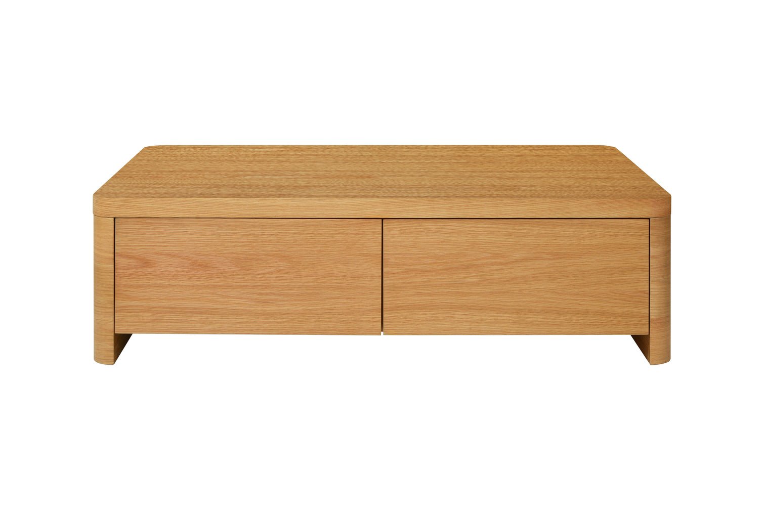 Form Storage Coffee Table, White Oak - Image 12