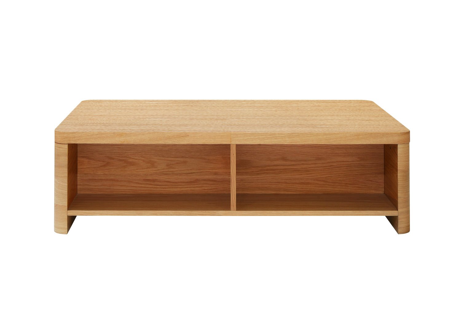 Form Storage Coffee Table, White Oak - Image 12