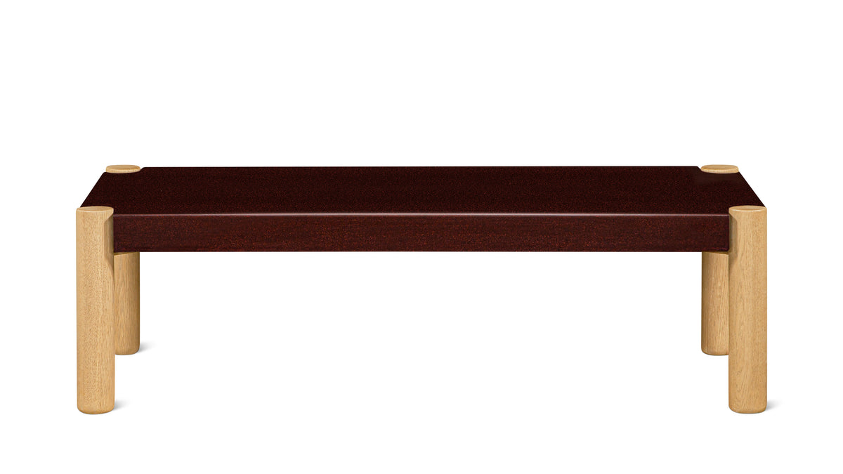 Avenue Coffee Table, Burgundy