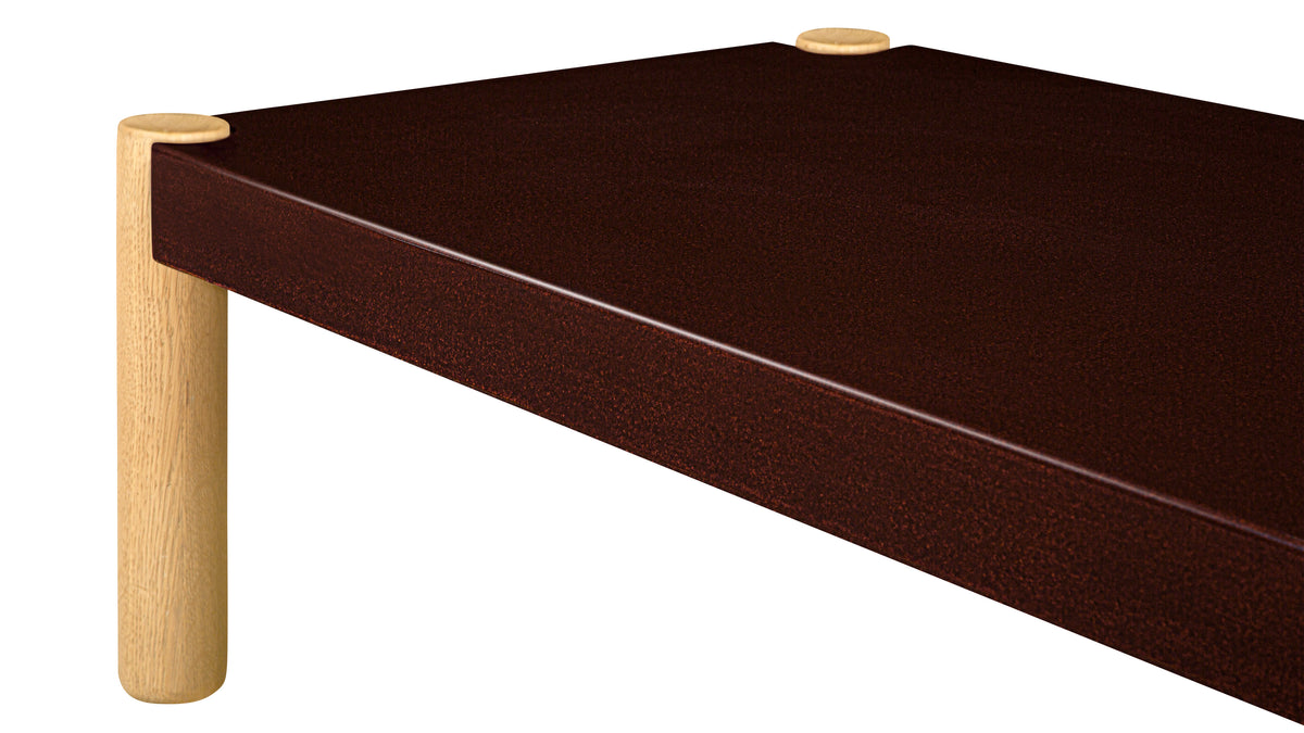 Avenue Coffee Table, Burgundy