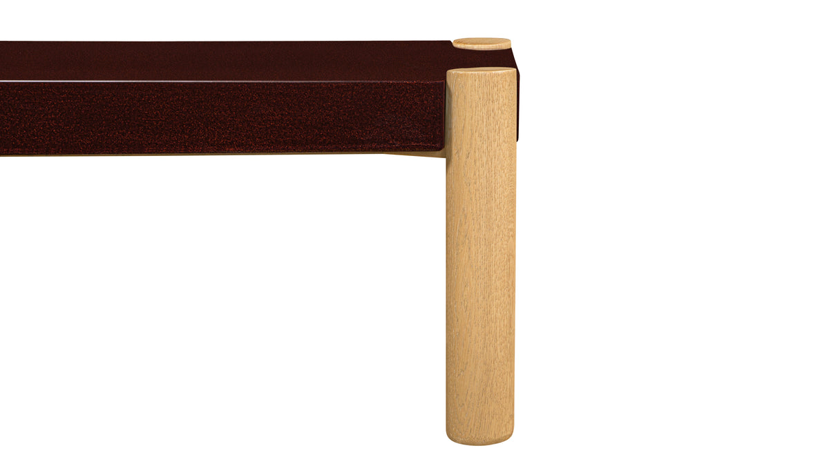 Avenue Coffee Table, Burgundy