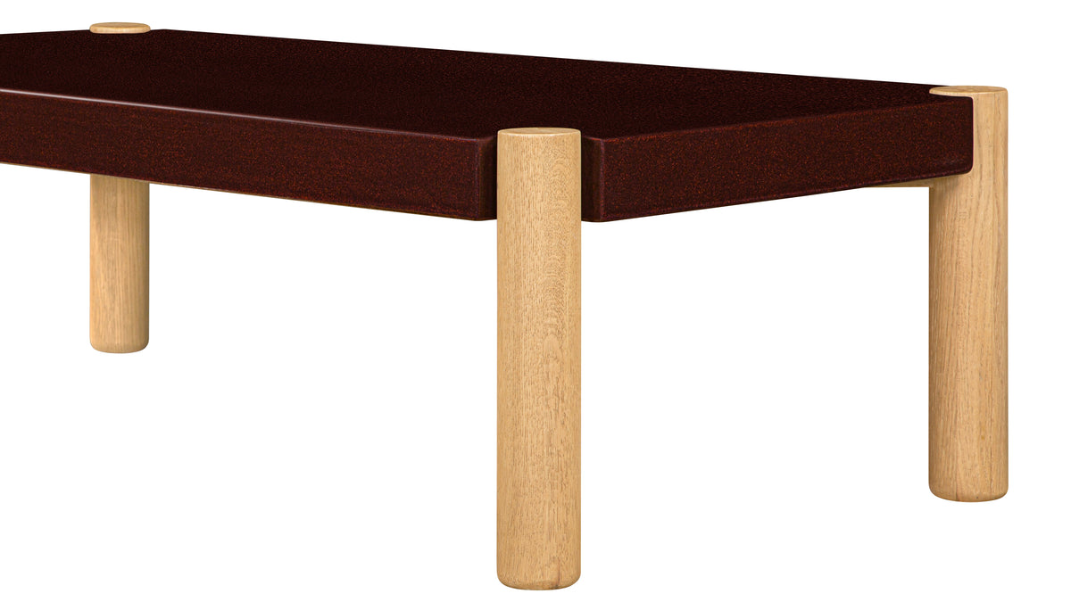 Avenue Coffee Table, Burgundy