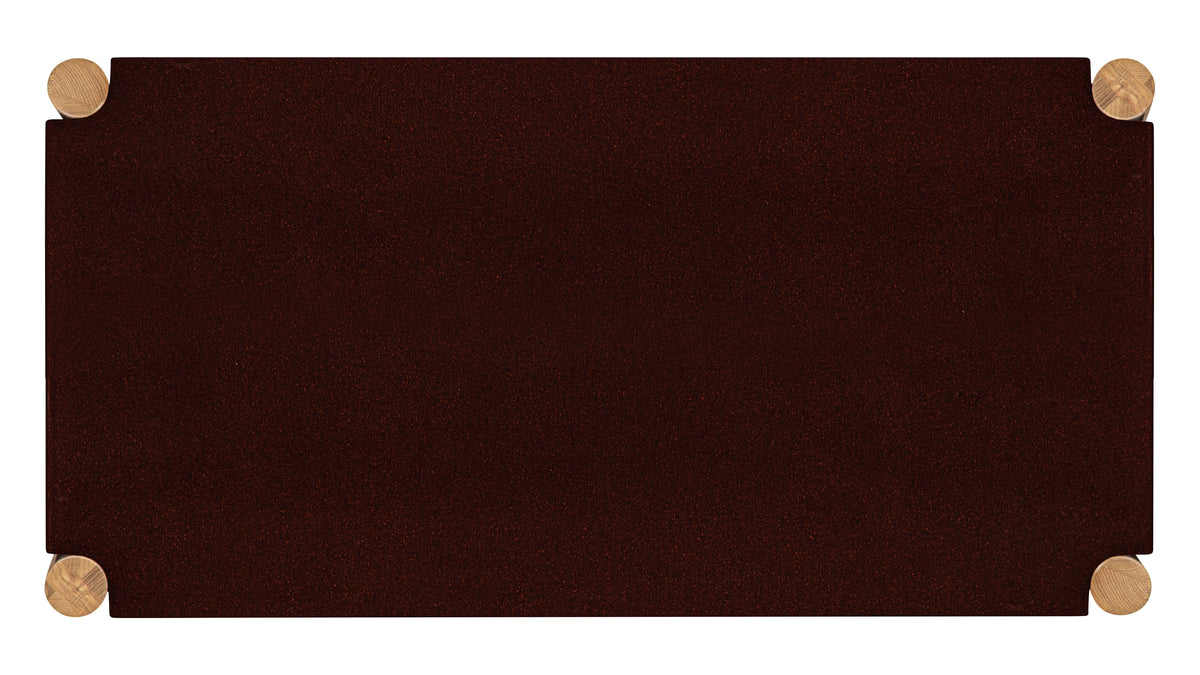 Avenue Coffee Table, Burgundy