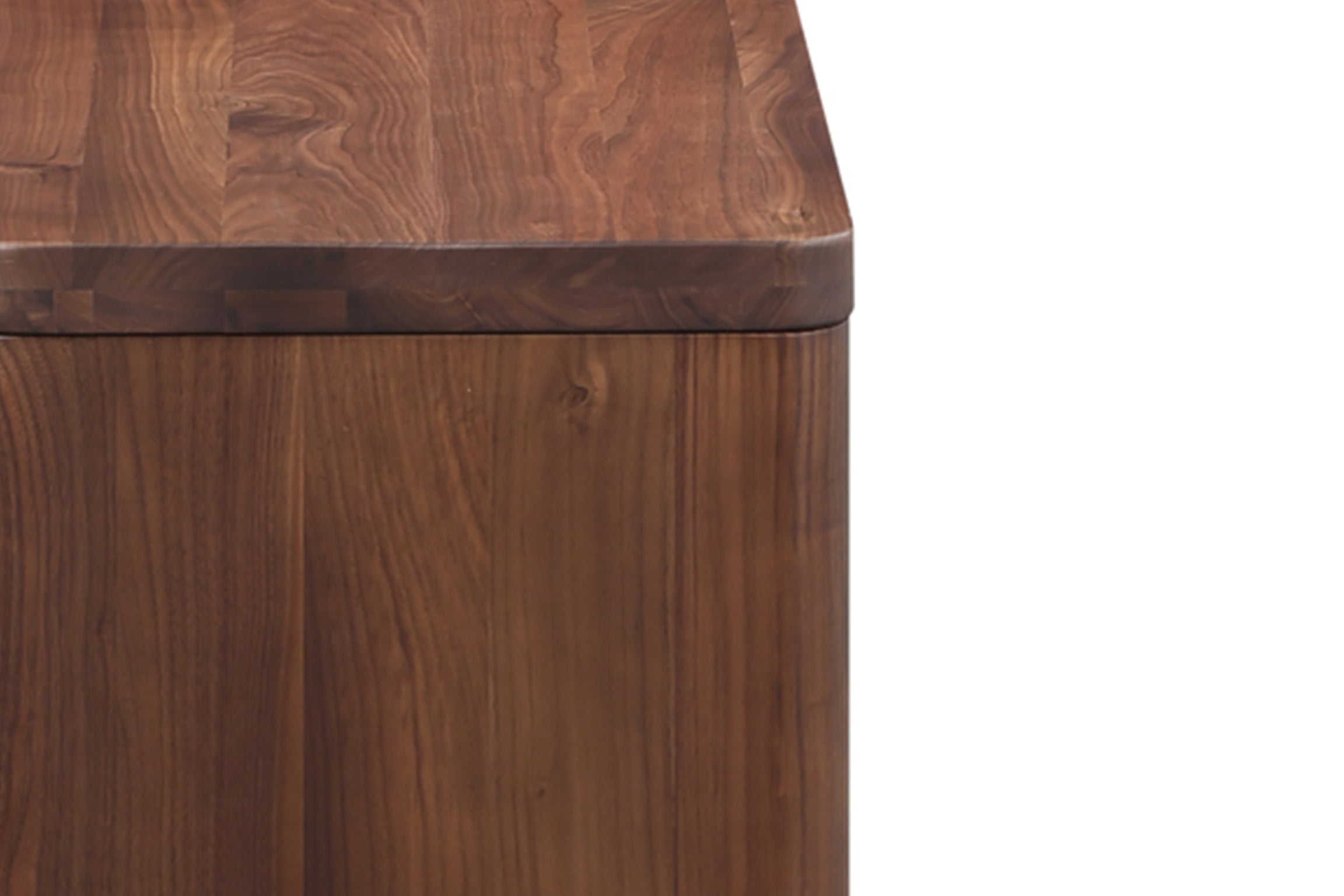 Form Console, Large, American Walnut