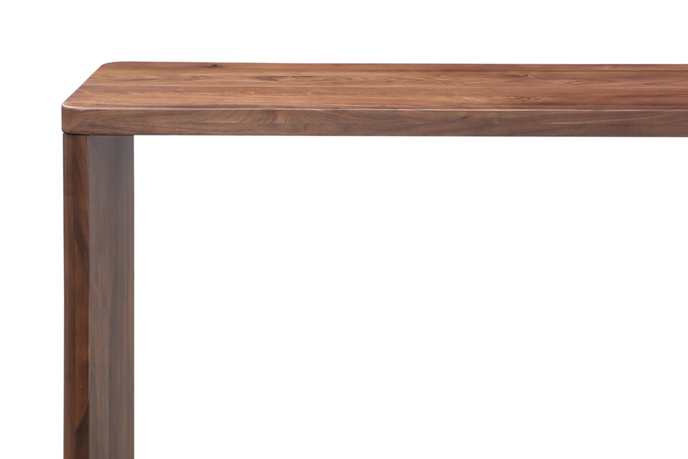 Form Console, Large, American Walnut