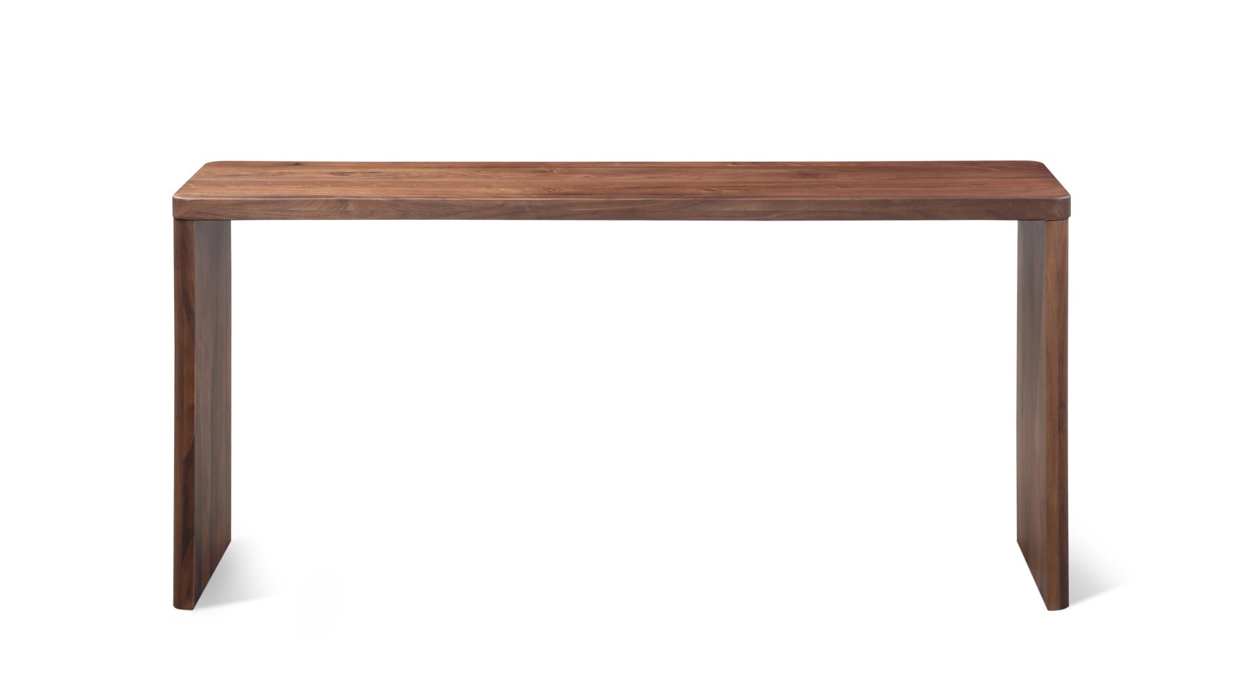 Form Console, Large, American Walnut
