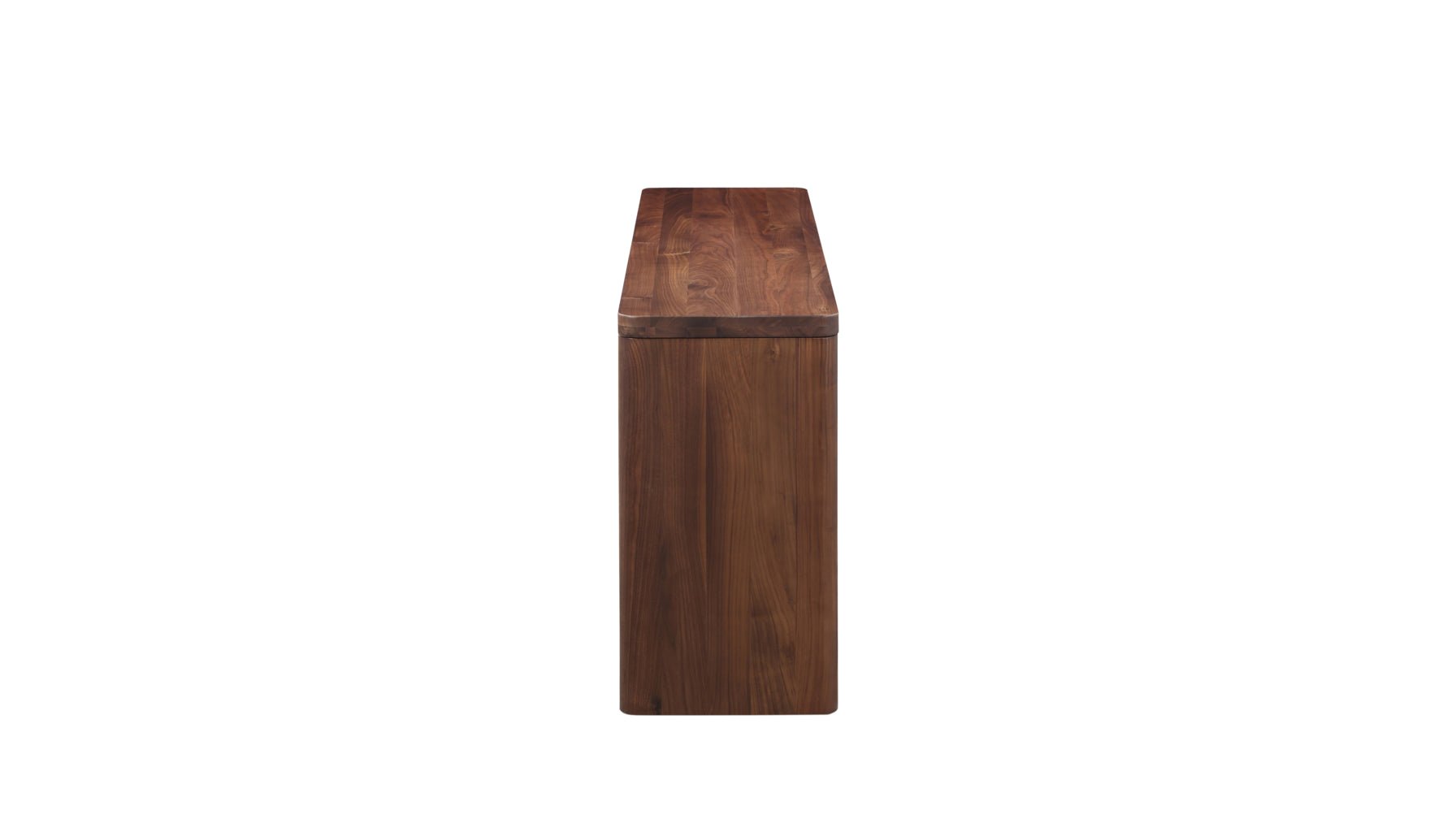 Form Console, Large, American Walnut