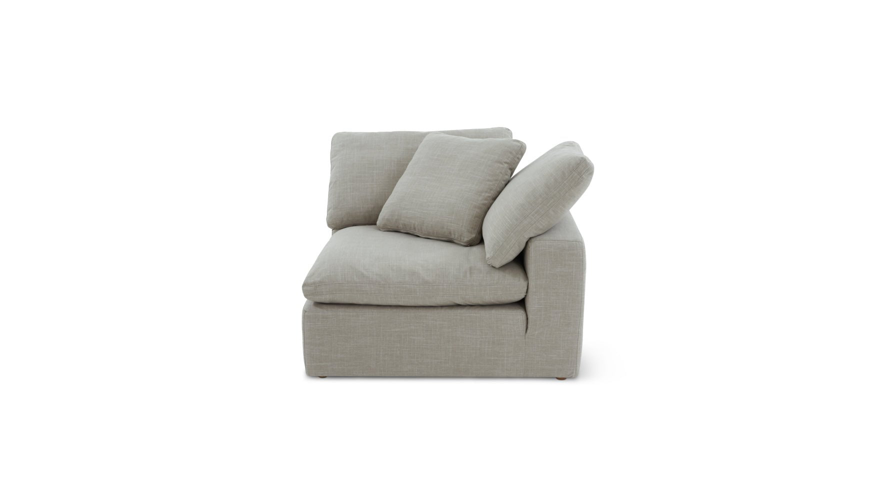 Slipcover - Movie Night™ Corner Chair, Large, Light Pebble (Left or Right)_image