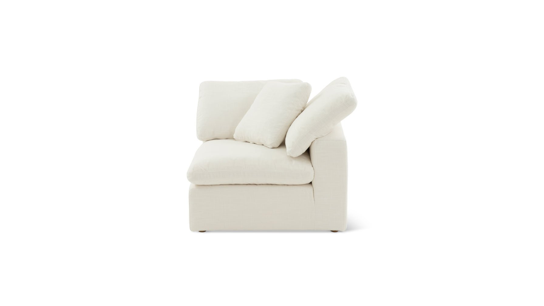 Slipcover - Movie Night™ Corner Chair, Large, Cream Linen (Left or Right) - Sundays Company CanadaSLP-YJ-001-018