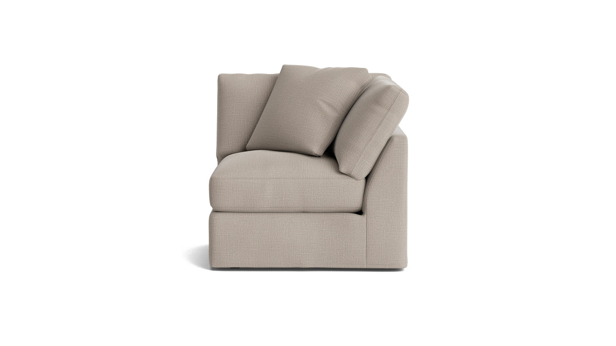 Get Together™ Corner Chair, Large, Light Pebble
