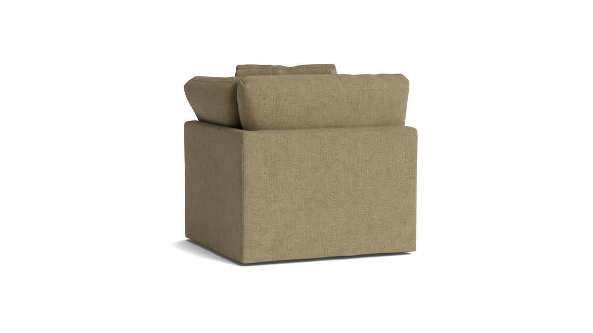 Get Together™ Corner Chair, Large, Olive — alternate view