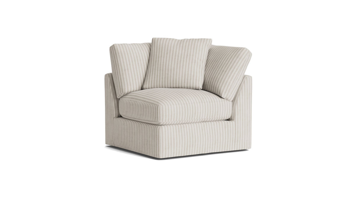 Get Together™ Corner Chair, Standard, Newport Stripe — alternate view