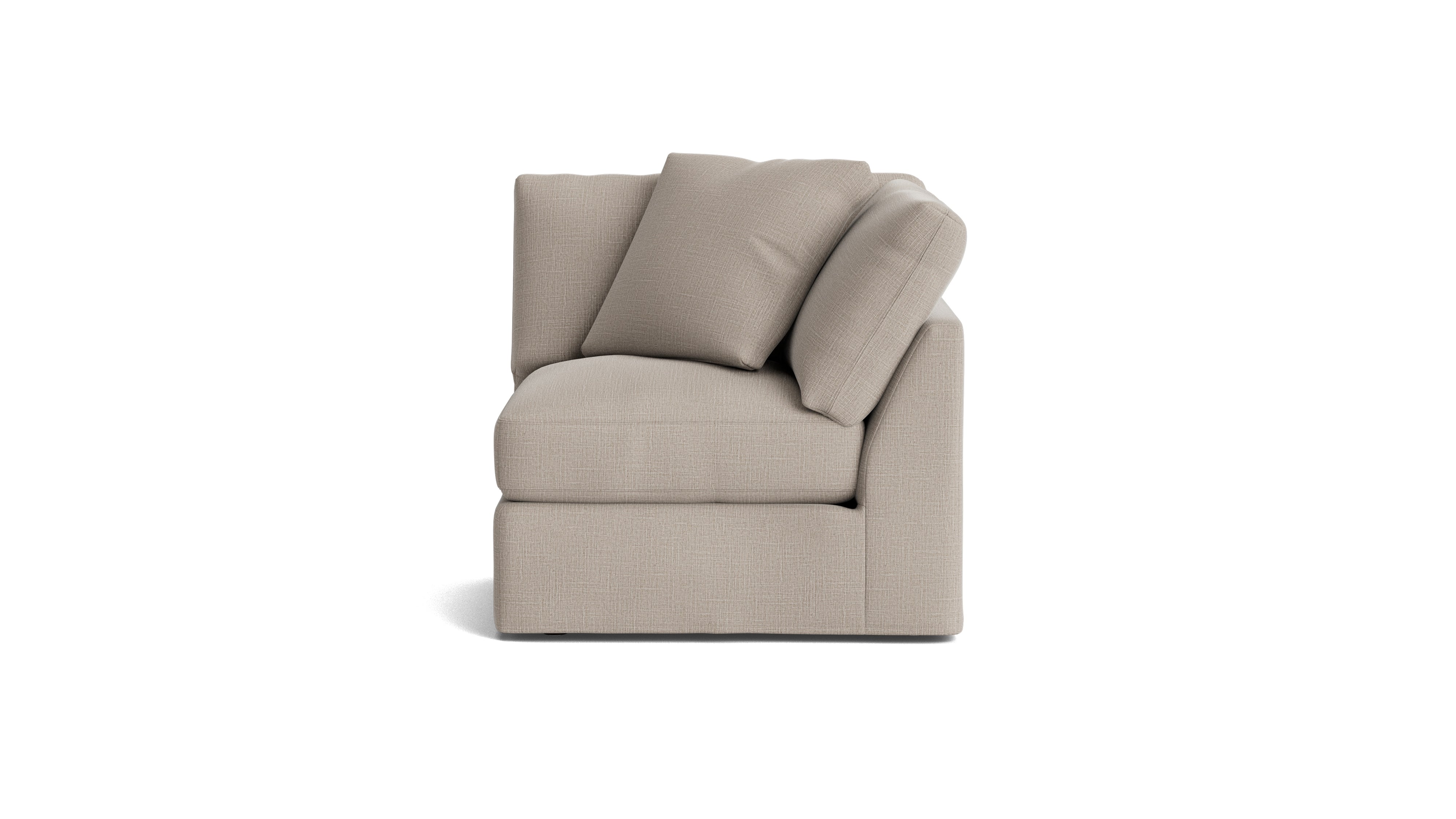 Get Together™ Corner Chair, Standard, Light Pebble