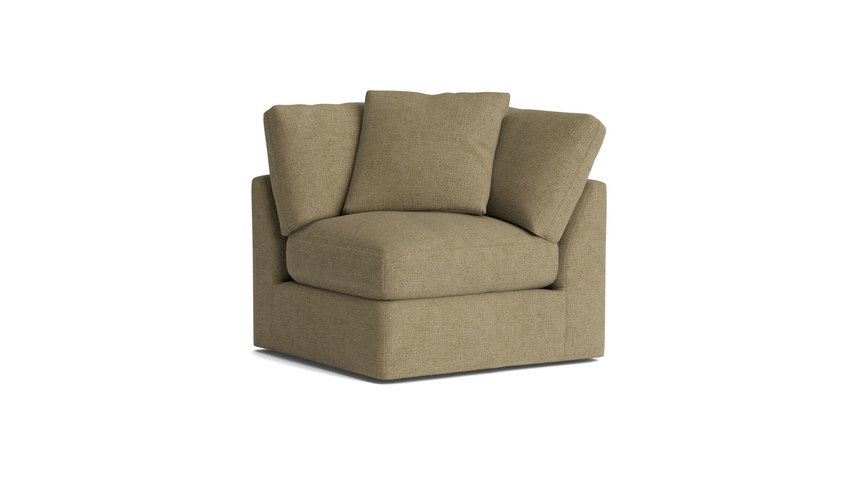 Get Together™ Corner Chair, Standard, Olive — alternate view