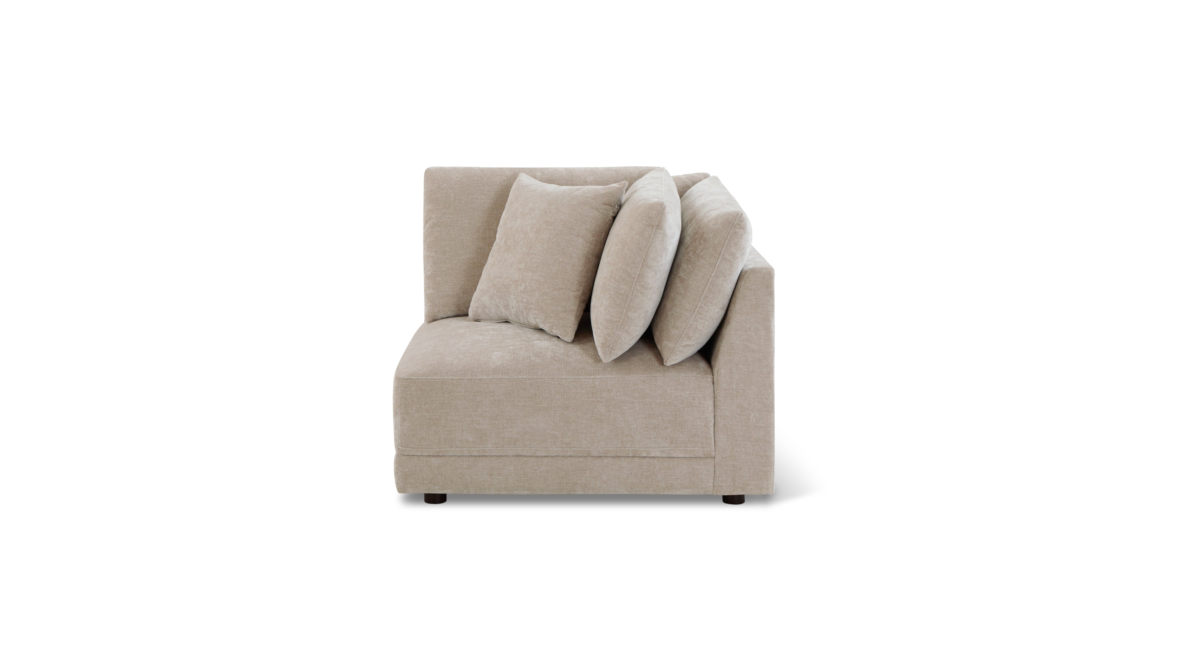 Soft Spot Corner Chair, Cashew