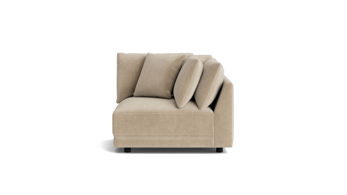 Soft Spot Corner Chair, Cashew