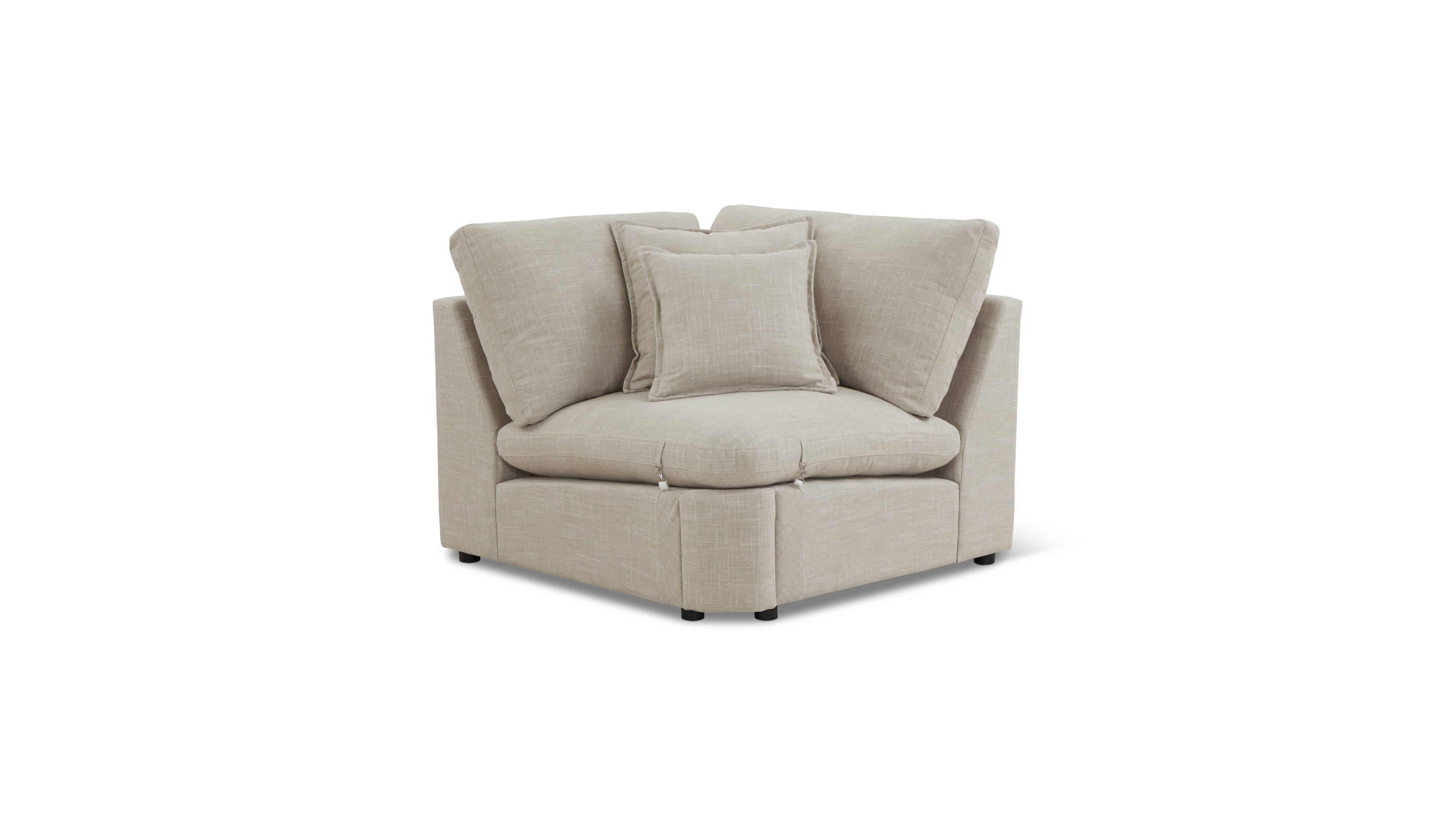Lift Off Corner Chair, Light Pebble - Sundays Company CanadaCOR-YJ-010-029
