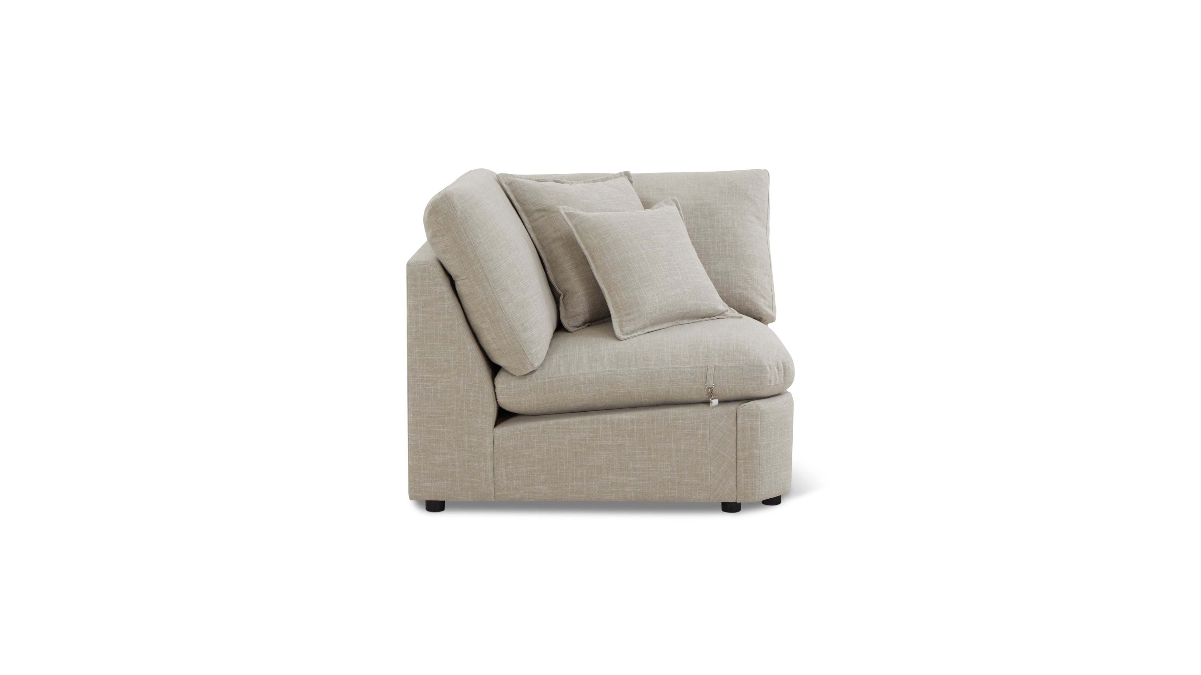 Lift Off Corner Chair, Light Pebble - Sundays Company CanadaCOR-YJ-010-029