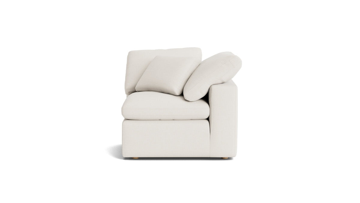 Movie Night™ Corner Chair, Large, Cream Linen (Left or Right)