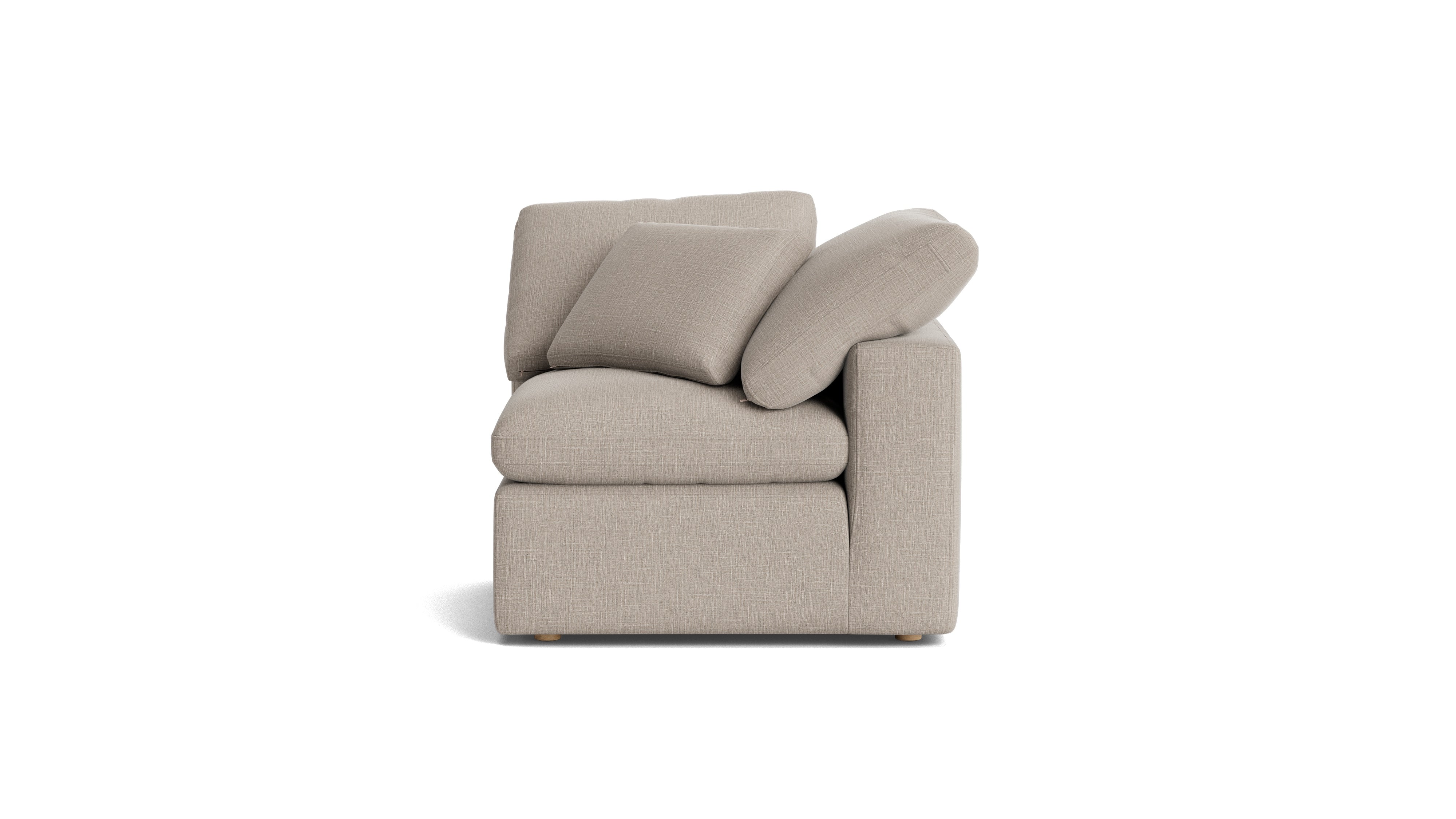 Movie Night™ Corner Chair, Large, Light Pebble (Left or Right)