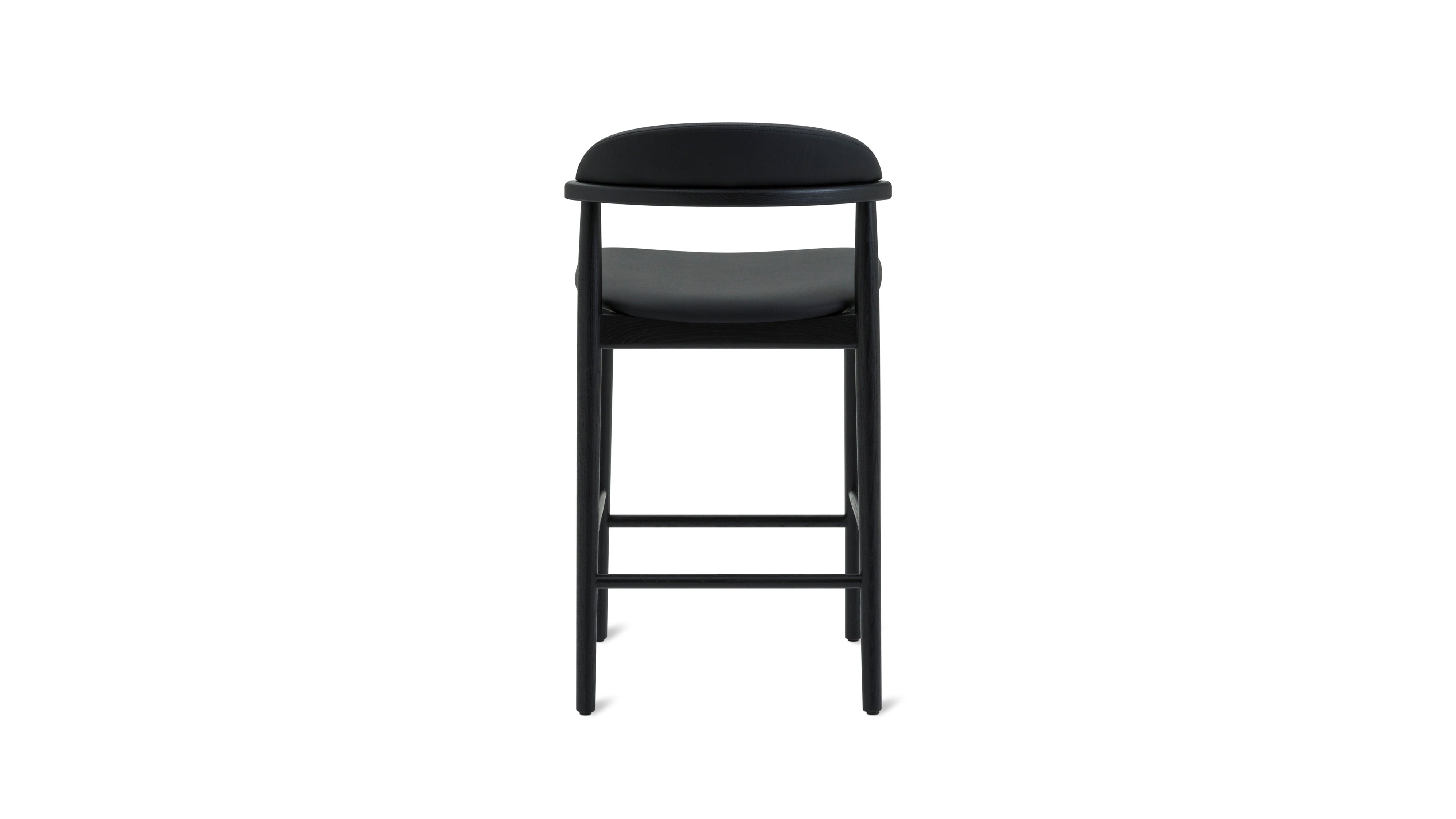 Count On Me Counter Stool, Black Oak, Black Seat - Image 10