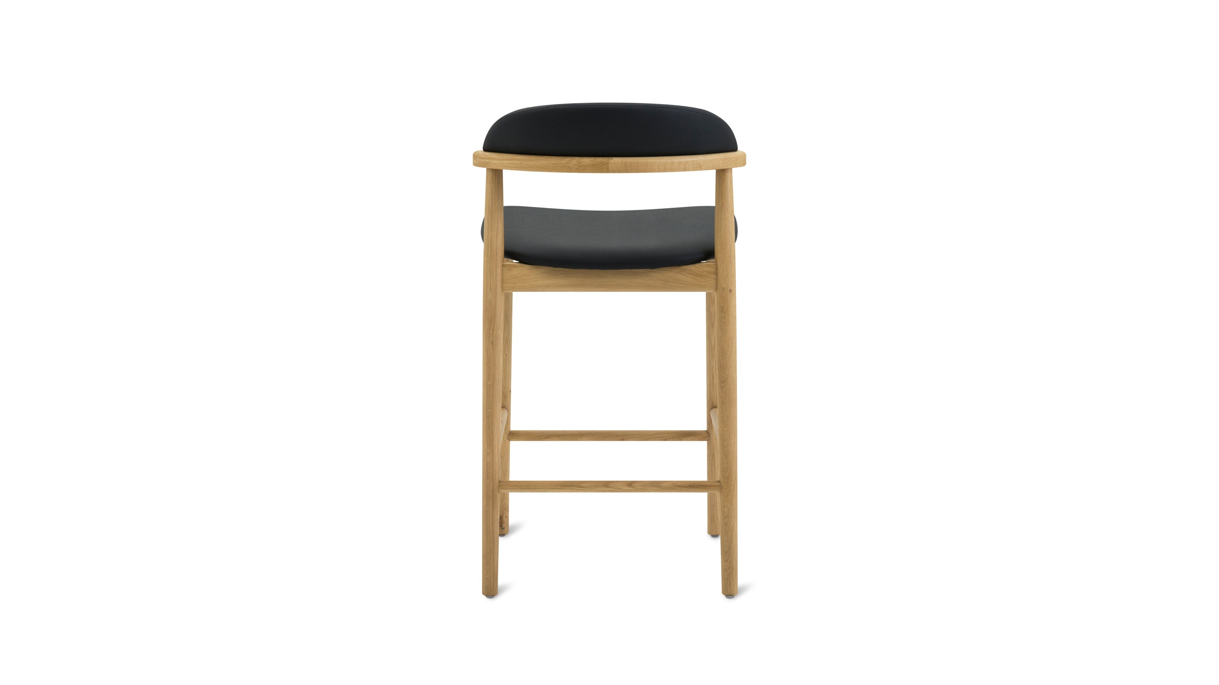 Count On Me Counter Stool, Natural Oak, Black Seat - Image 10