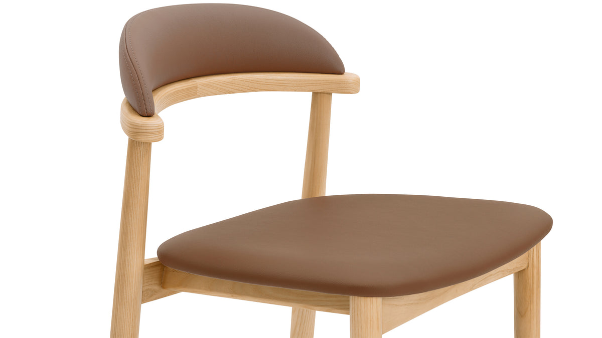 Count On Me Counter Stool, Ash, Brown Seat — alternate view