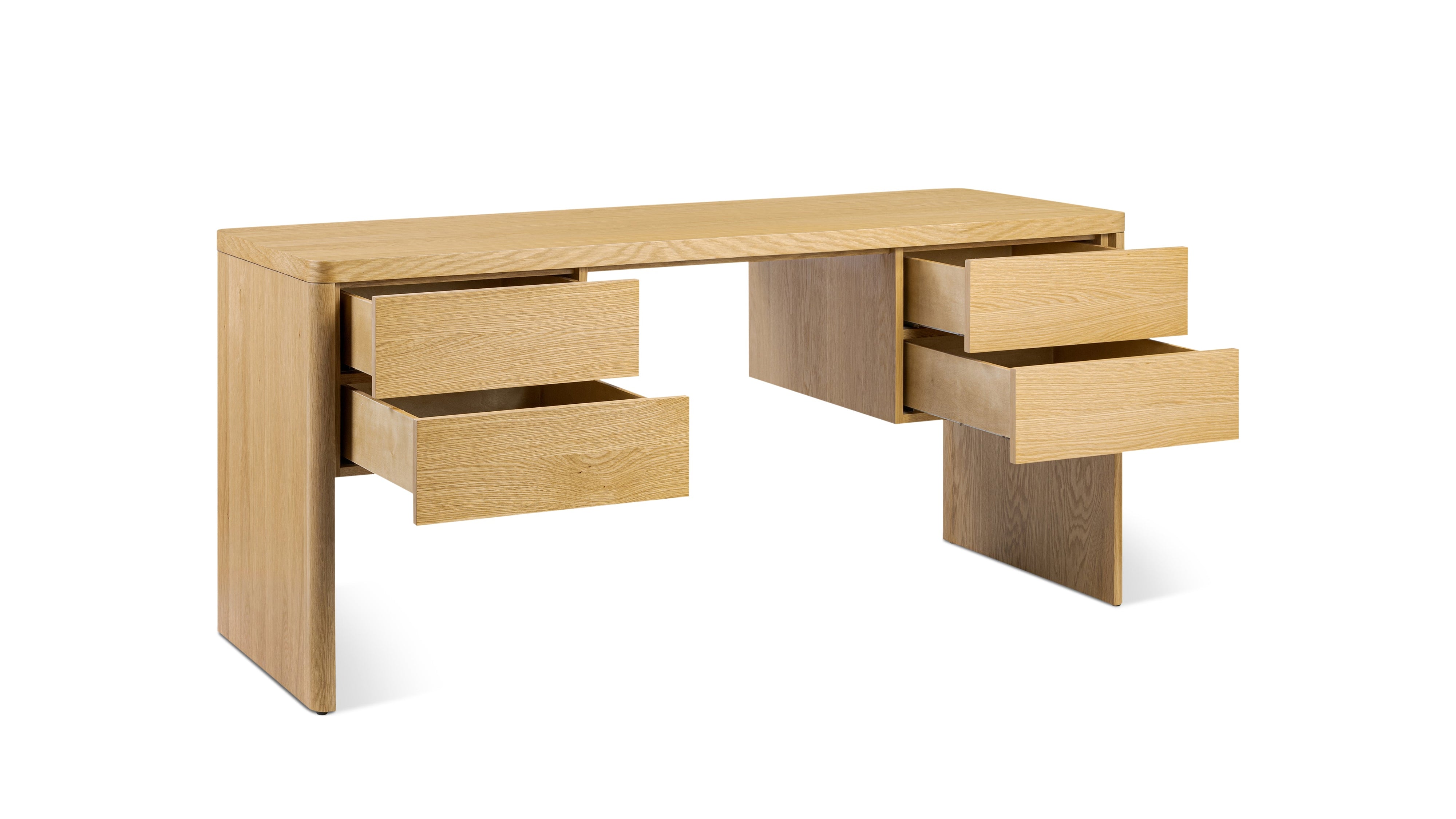 Form Desk, White Oak - Image 5