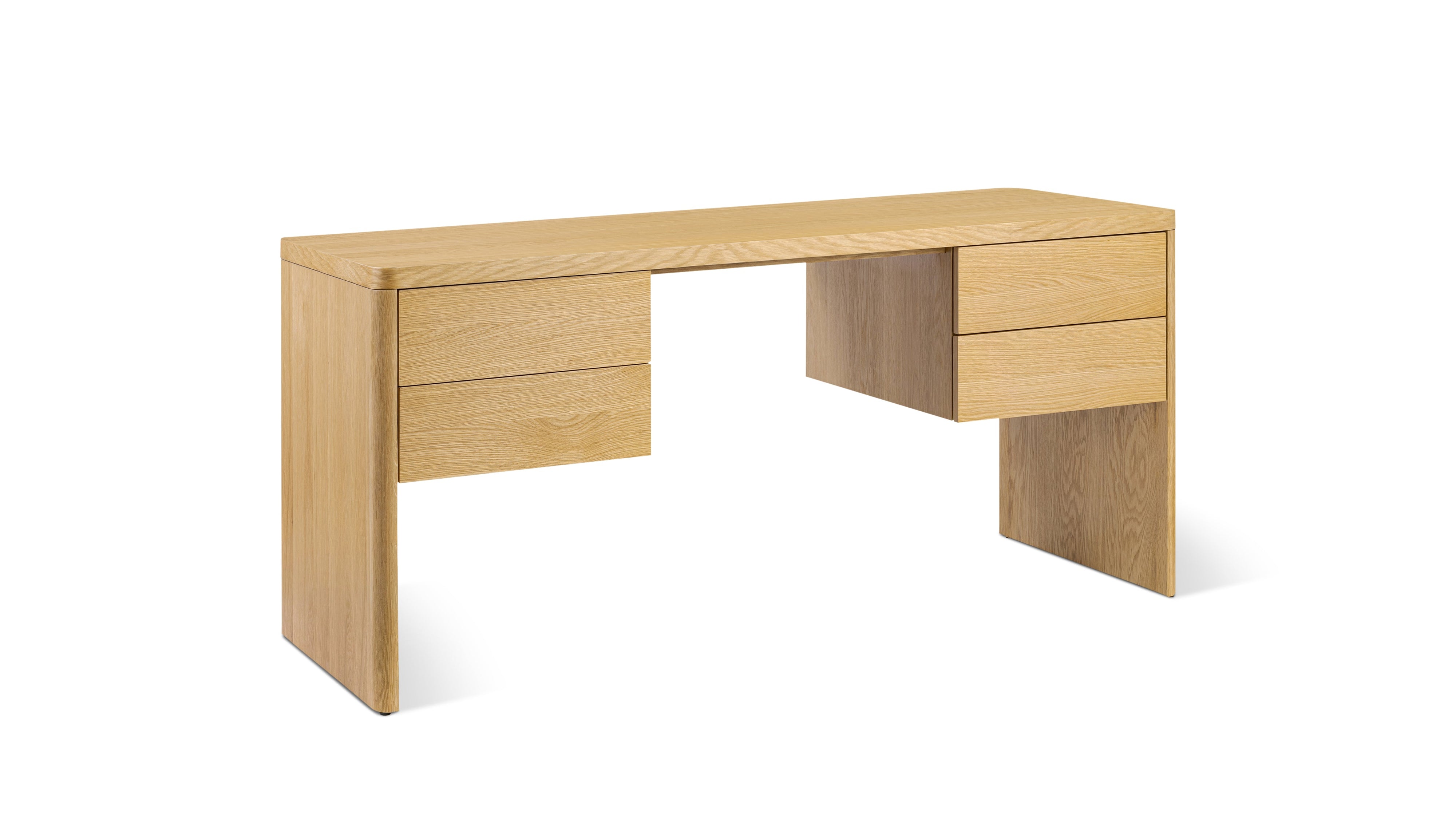 Form Desk, White Oak - Image 1