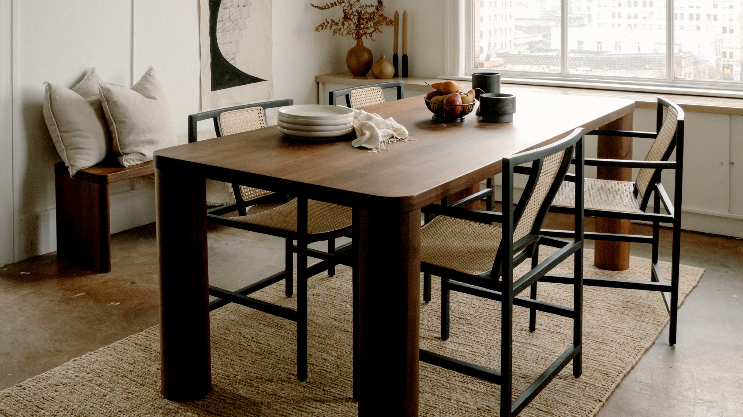 Field Dining Table, Seats 8 - 10 People, American Walnut - Sundays Company CanadaDIN-BC-007-051-0