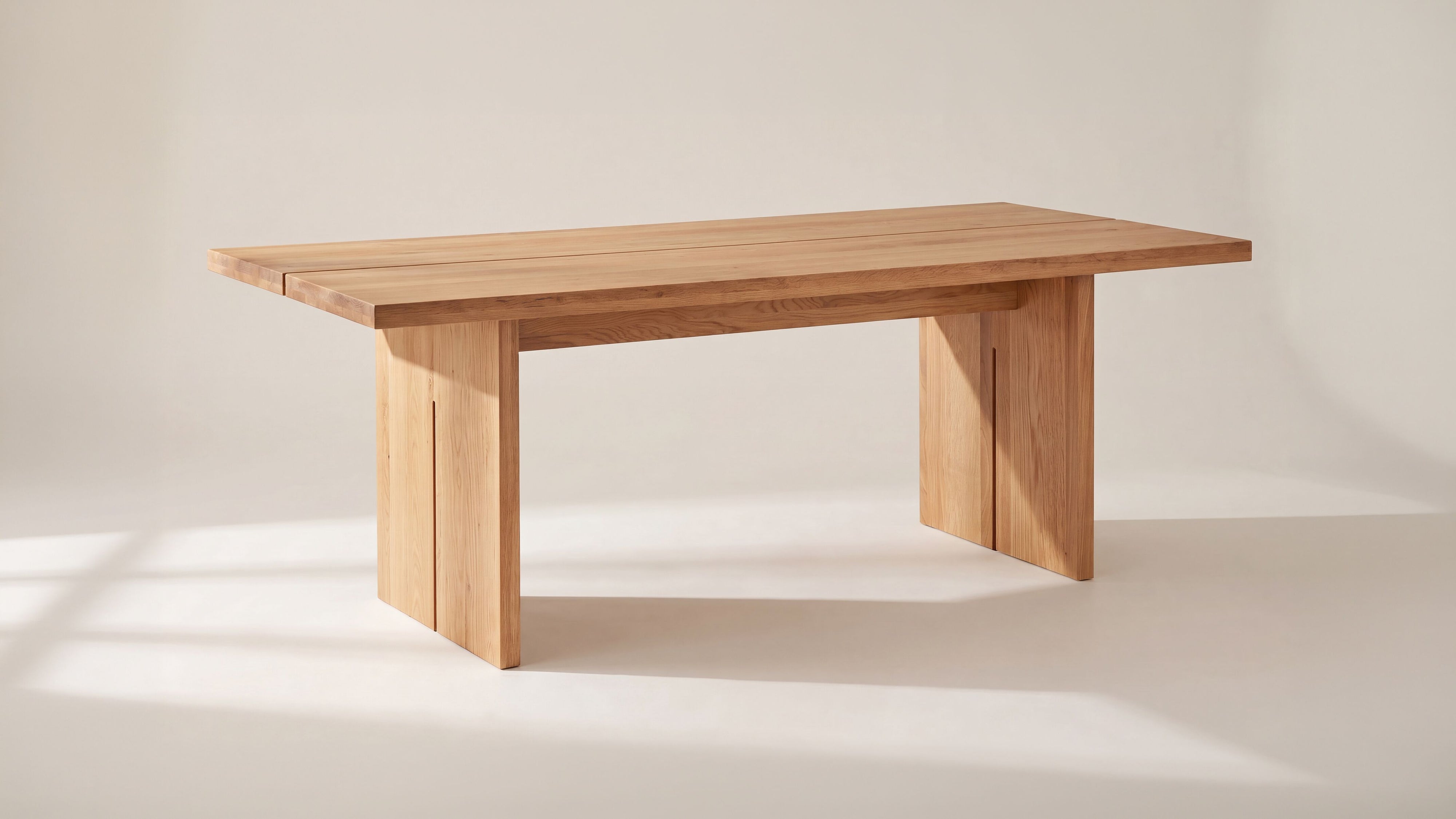 Plane Dining Table, Seats 6-8 People, Oak