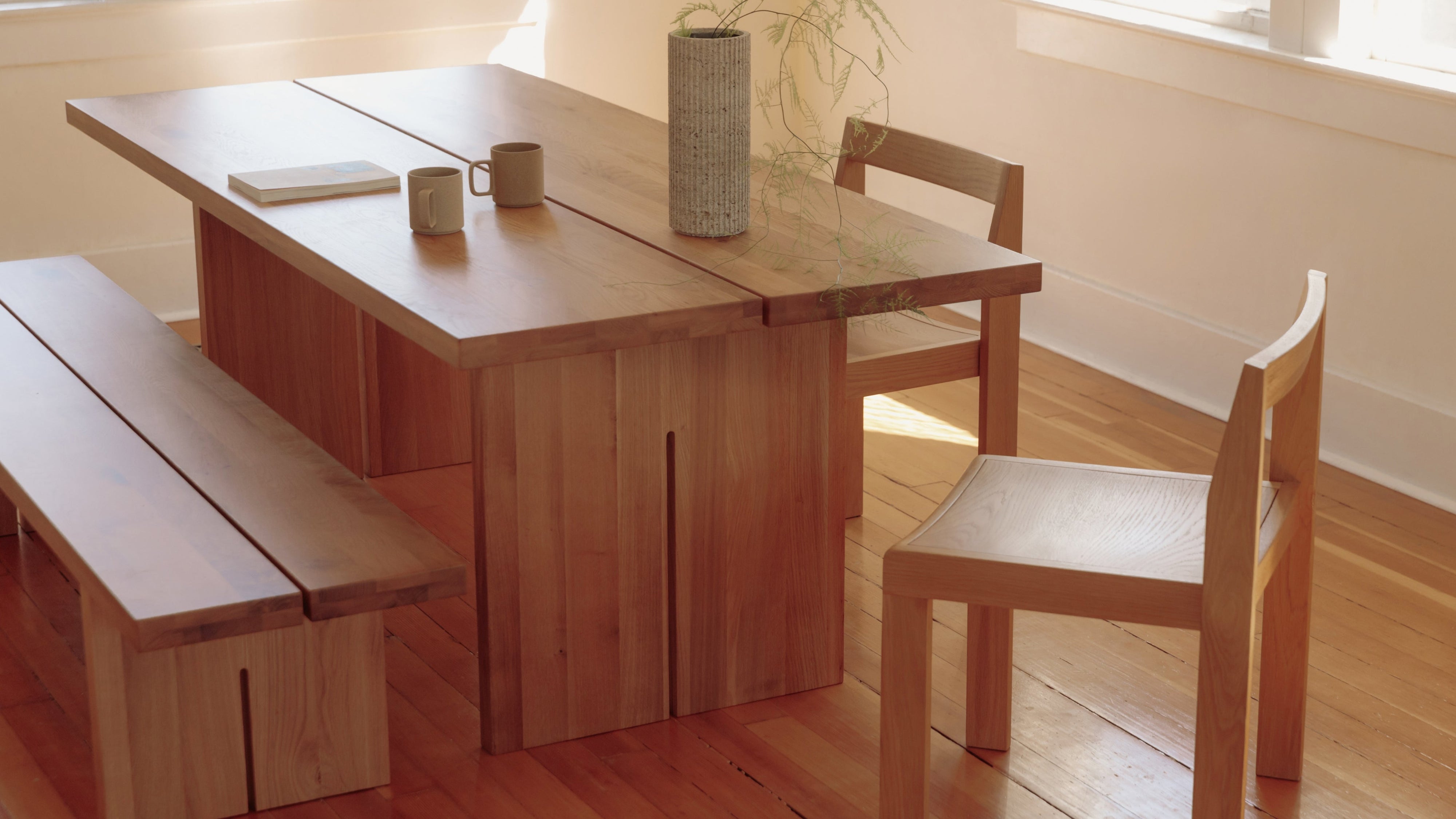 Plane Dining Table, Seats 8 - 10 People, Oak - Sundays CompanyDIN - BC - 010 - 024 - 0